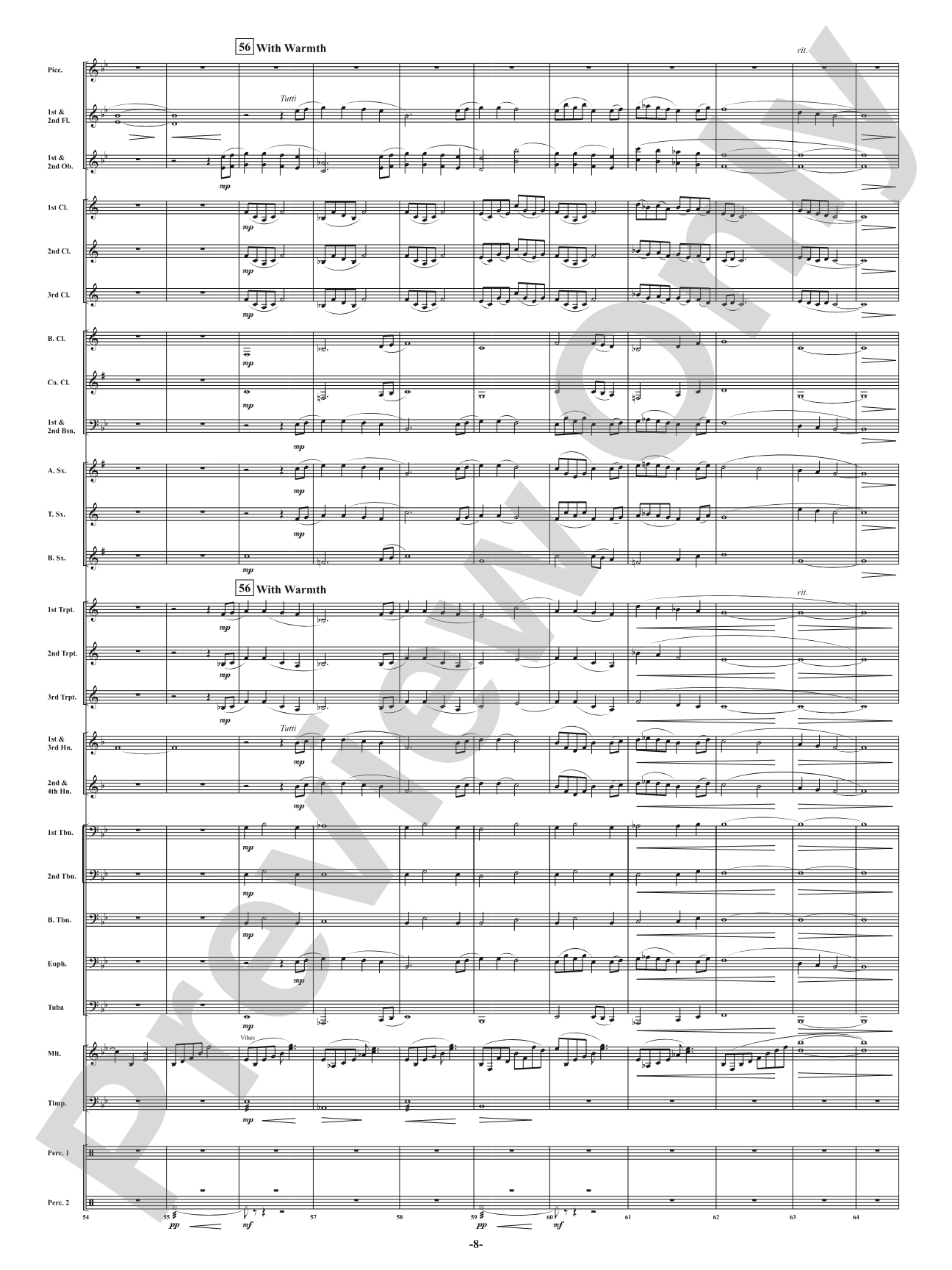 The Greatest Generation - For Symphonic Band: Concert Band Conductor Score & Parts