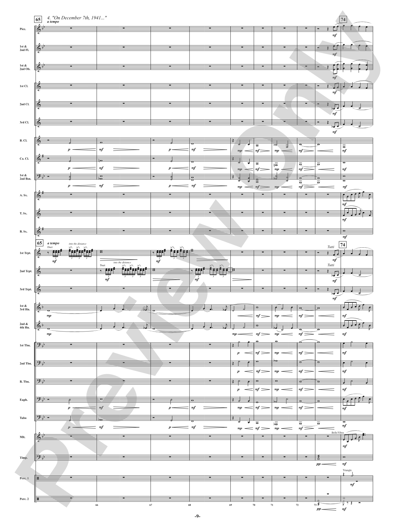 The Greatest Generation - For Symphonic Band: Concert Band Conductor Score & Parts