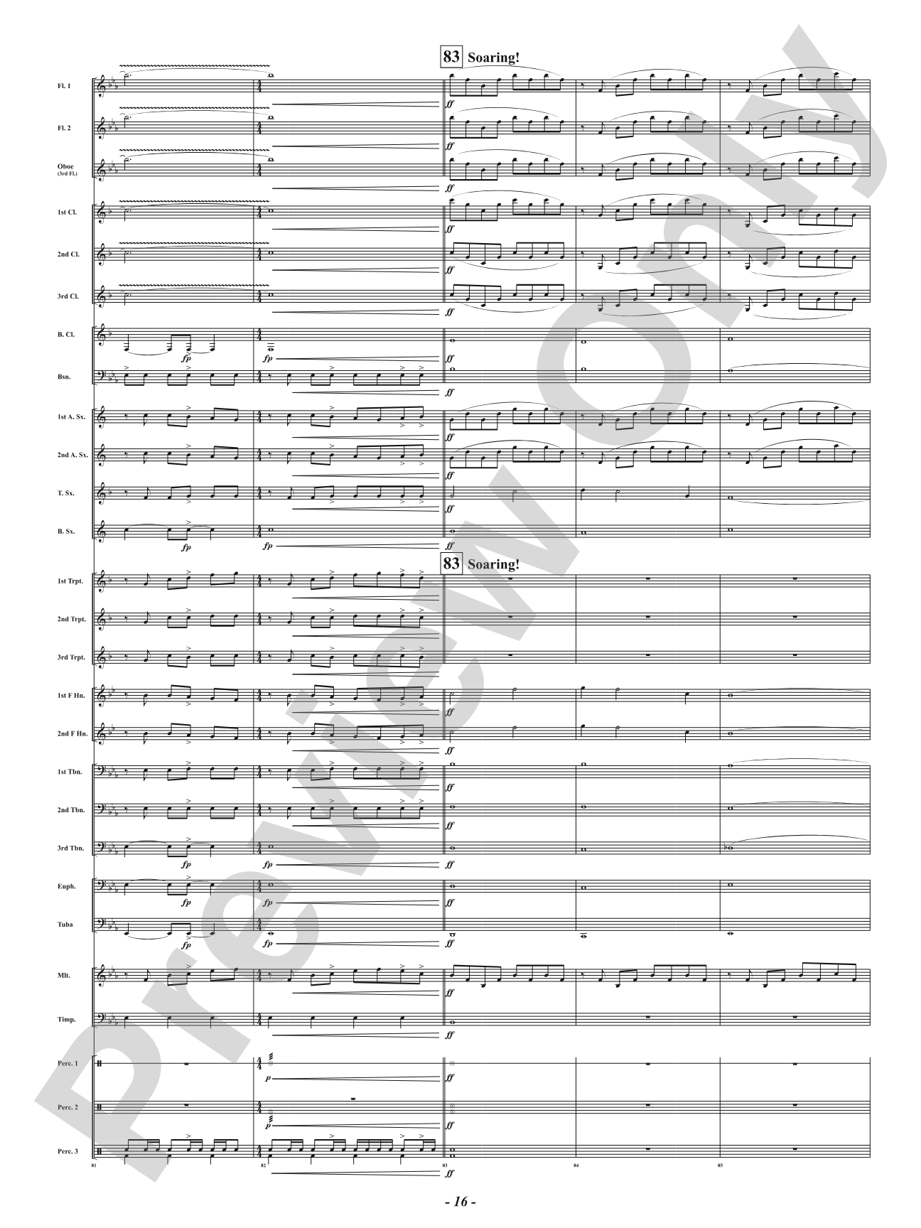 Intrepid Fanfare: Concert Band Conductor Score & Parts