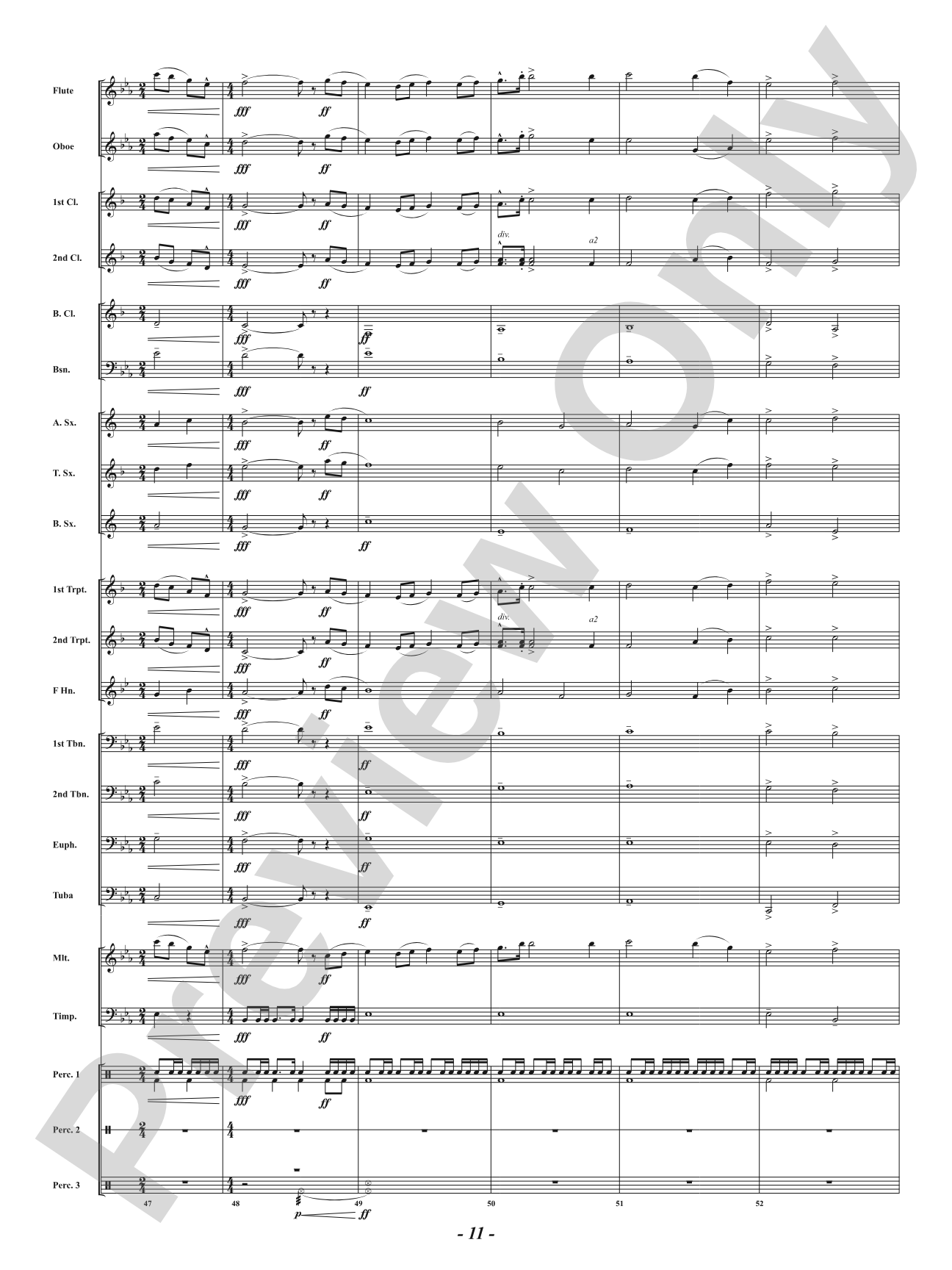 Tribute: Concert Band Conductor Score & Parts