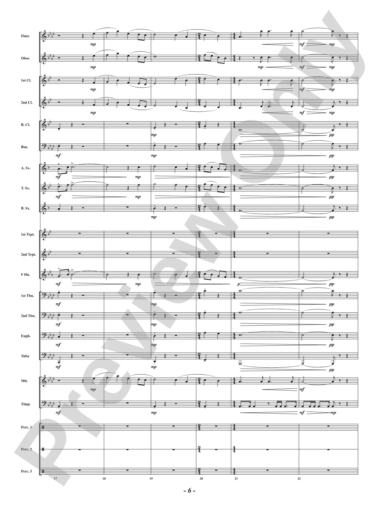 Tribute: Concert Band Conductor Score & Parts