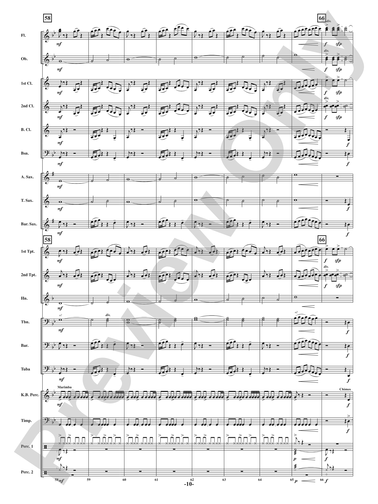 Red: Concert Band Conductor Score & Parts