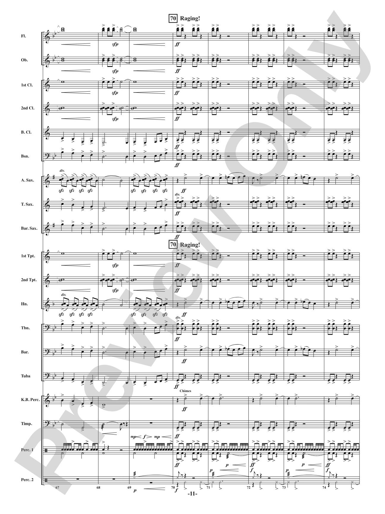 Red: Concert Band Conductor Score & Parts