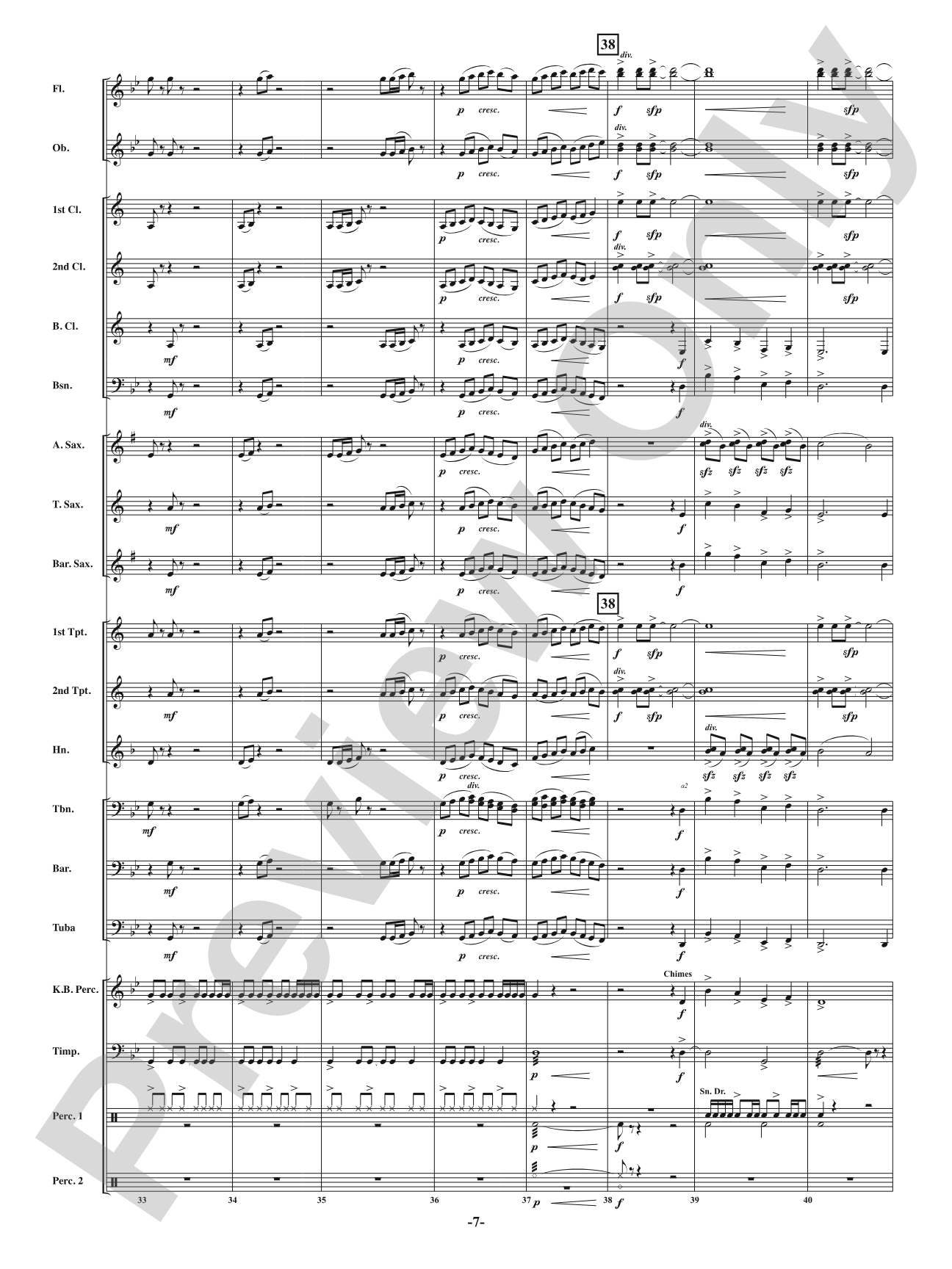 Red: Concert Band Conductor Score & Parts