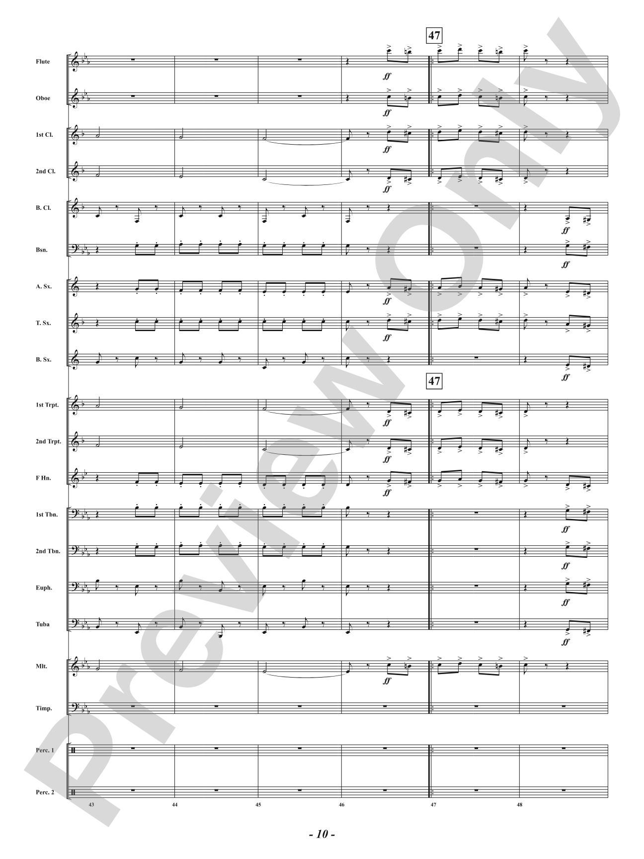 Wave High the Flag: Concert Band Conductor Score & Parts