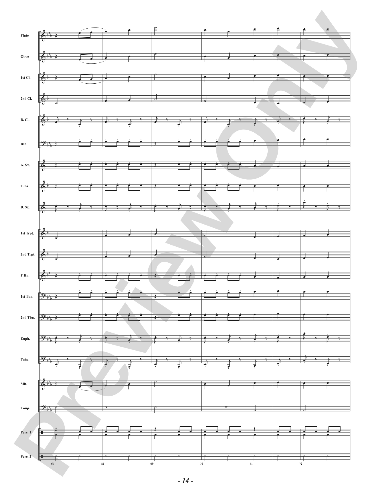 Wave High the Flag: Concert Band Conductor Score & Parts