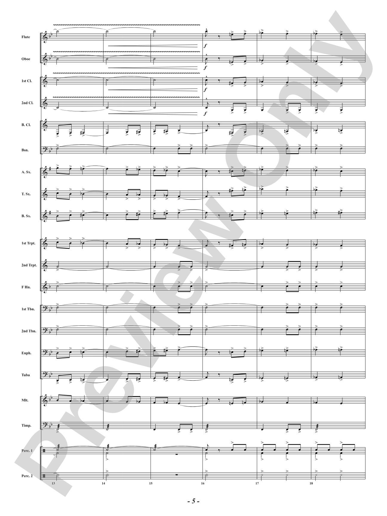 Wave High the Flag: Concert Band Conductor Score & Parts