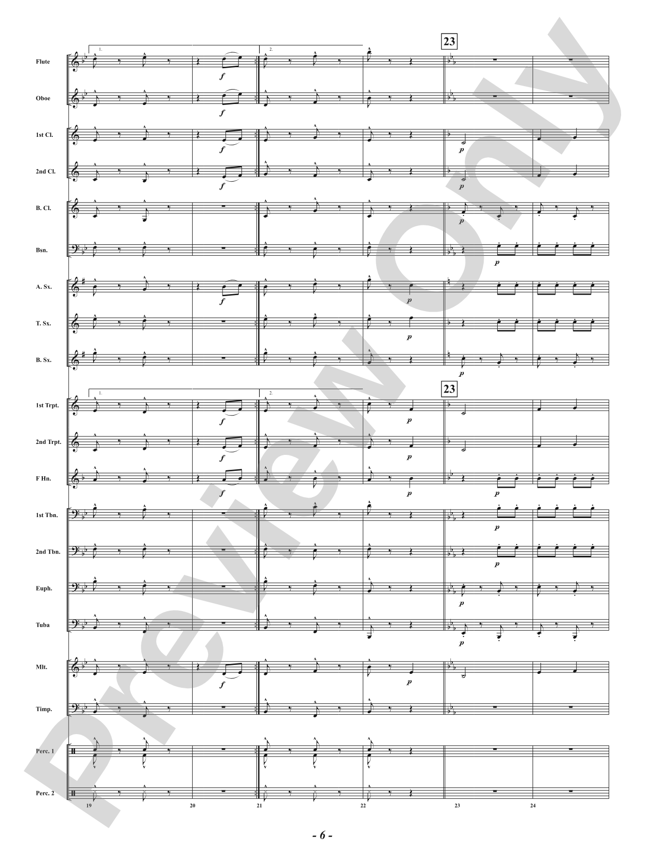 Wave High the Flag: Concert Band Conductor Score & Parts