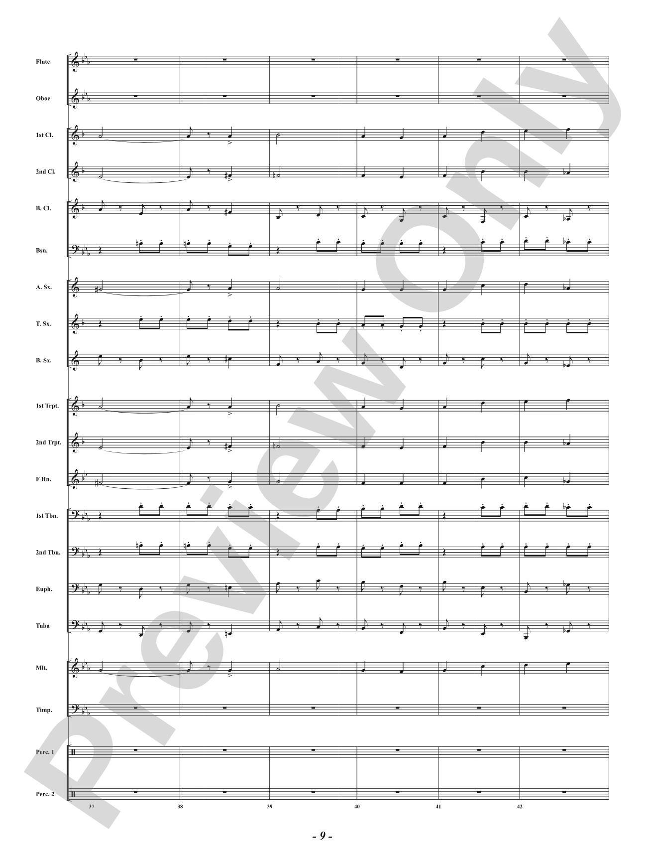 Wave High the Flag: Concert Band Conductor Score & Parts
