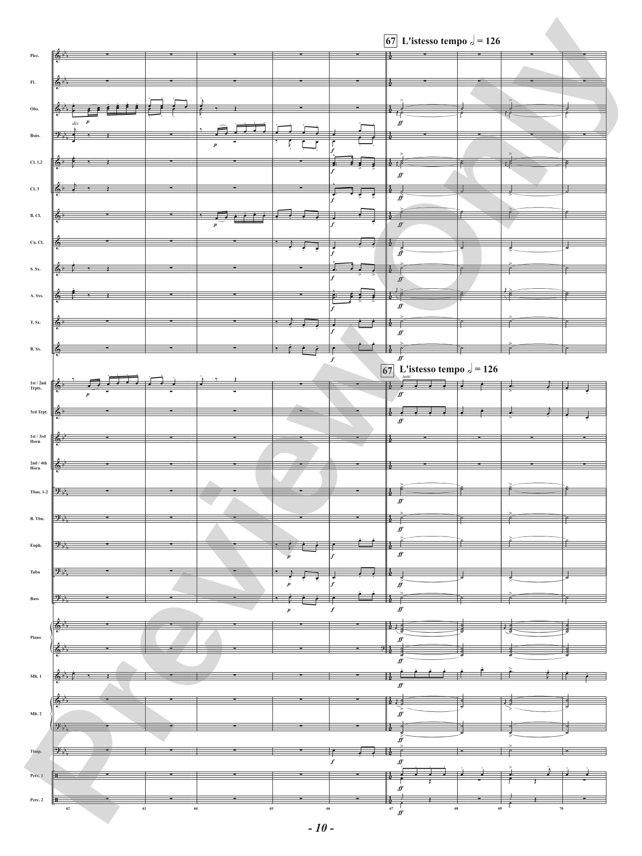 Ancient Airs and Dances - Suite No. 1 for Symphonic Winds - IV. Passo Mezzo e Mascherada: Concert Band Conductor Score & Parts