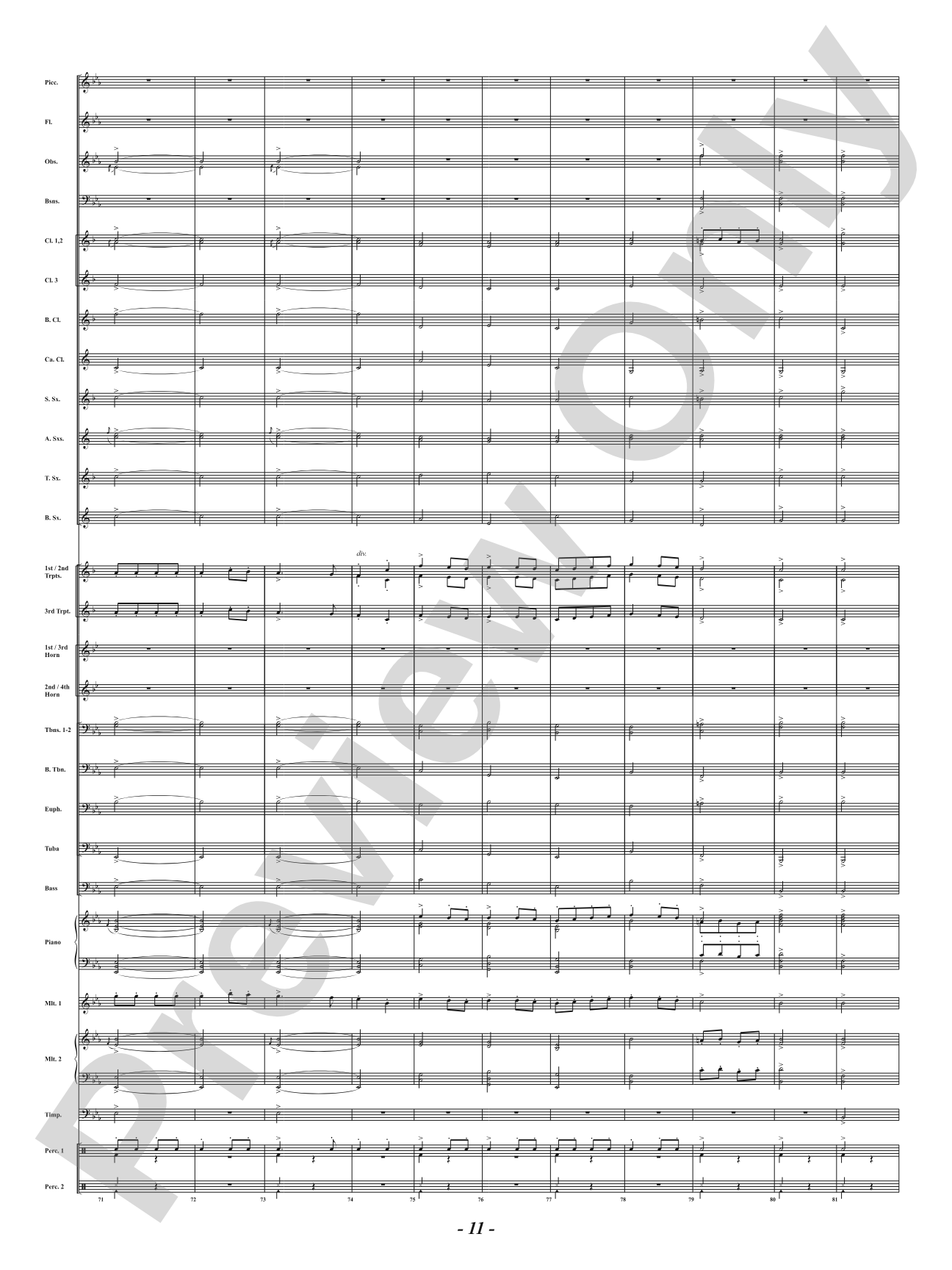 Ancient Airs and Dances - Suite No. 1 for Symphonic Winds - IV. Passo Mezzo e Mascherada: Concert Band Conductor Score & Parts