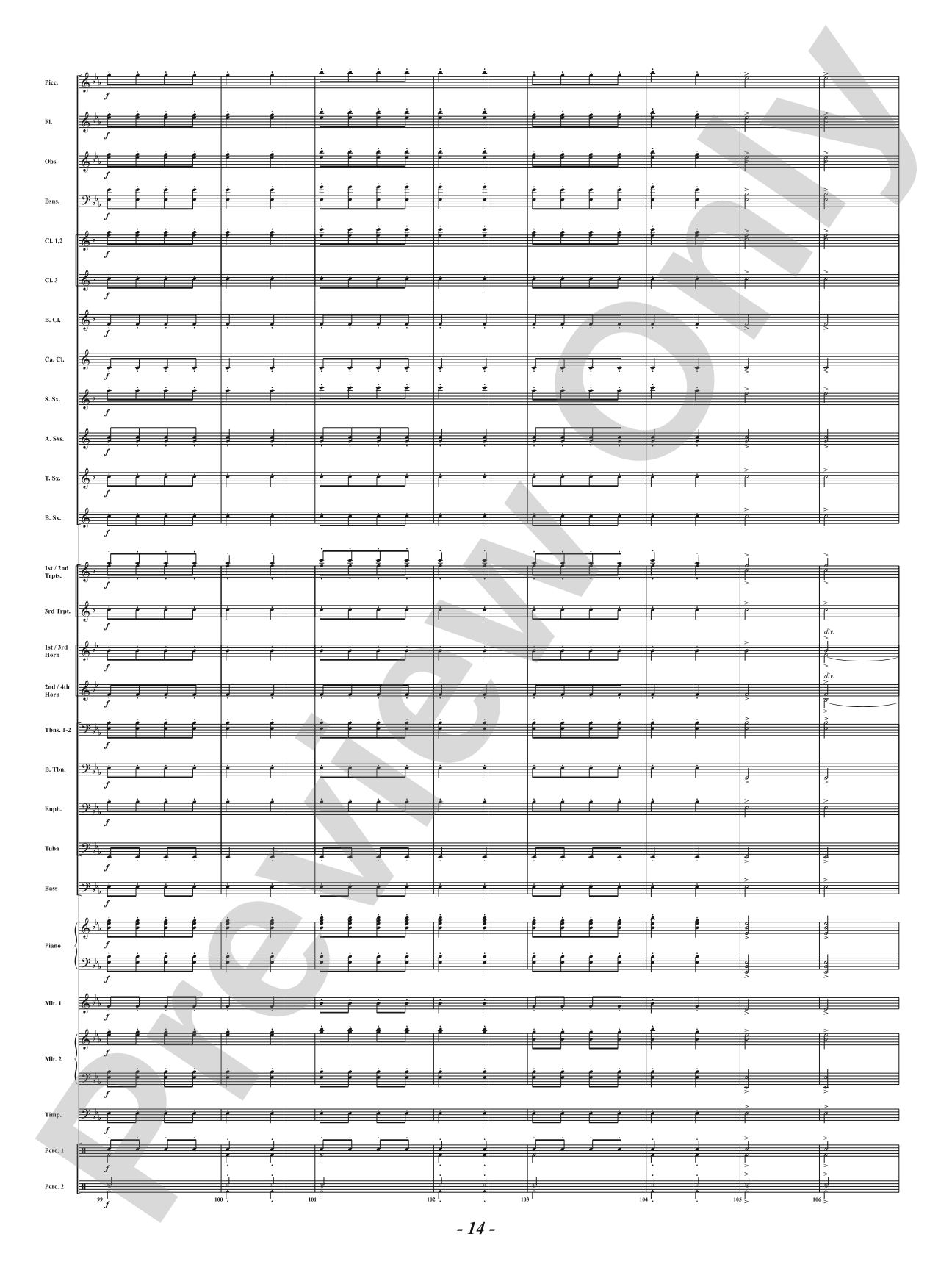Ancient Airs and Dances - Suite No. 1 for Symphonic Winds - IV. Passo Mezzo e Mascherada: Concert Band Conductor Score & Parts