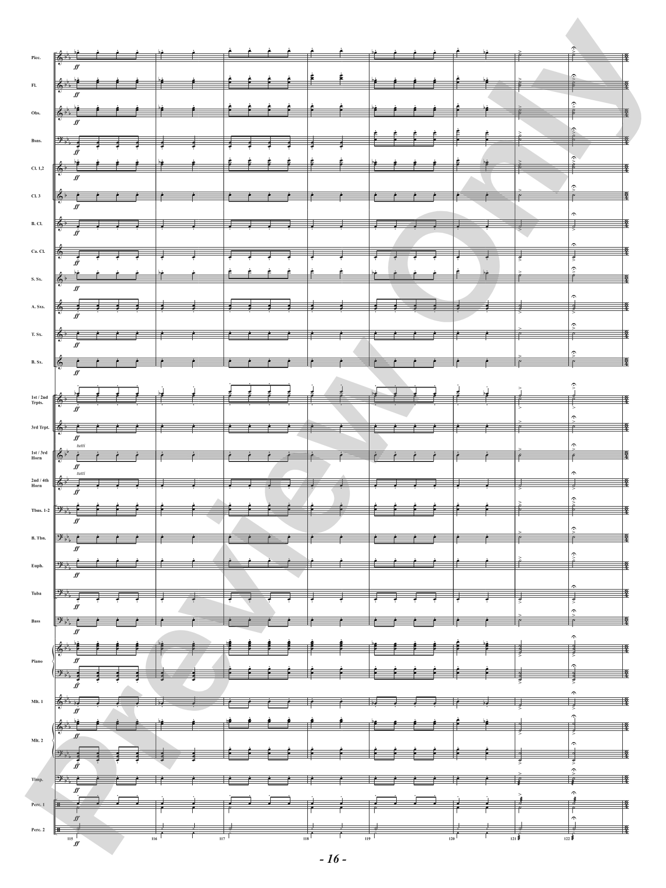 Ancient Airs and Dances - Suite No. 1 for Symphonic Winds - IV. Passo Mezzo e Mascherada: Concert Band Conductor Score & Parts