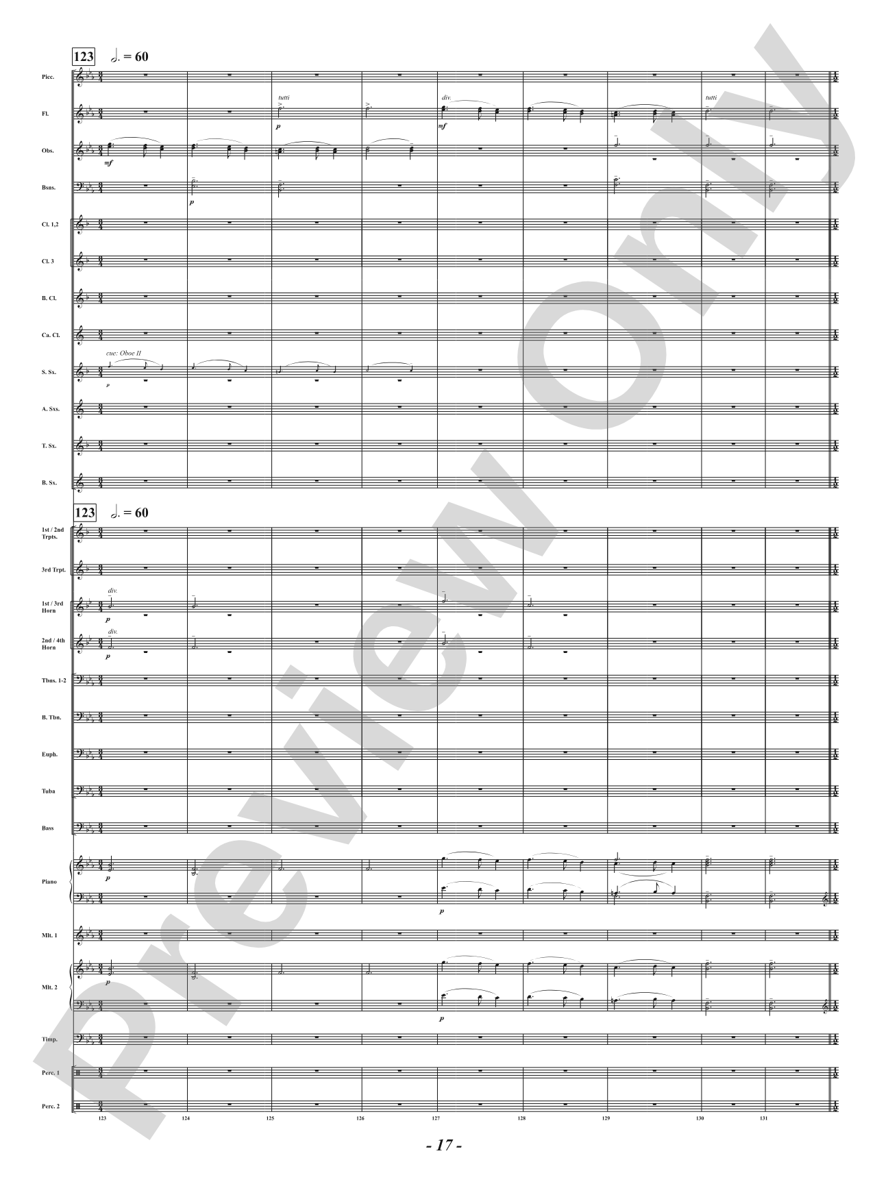 Ancient Airs and Dances - Suite No. 1 for Symphonic Winds - IV. Passo Mezzo e Mascherada: Concert Band Conductor Score & Parts