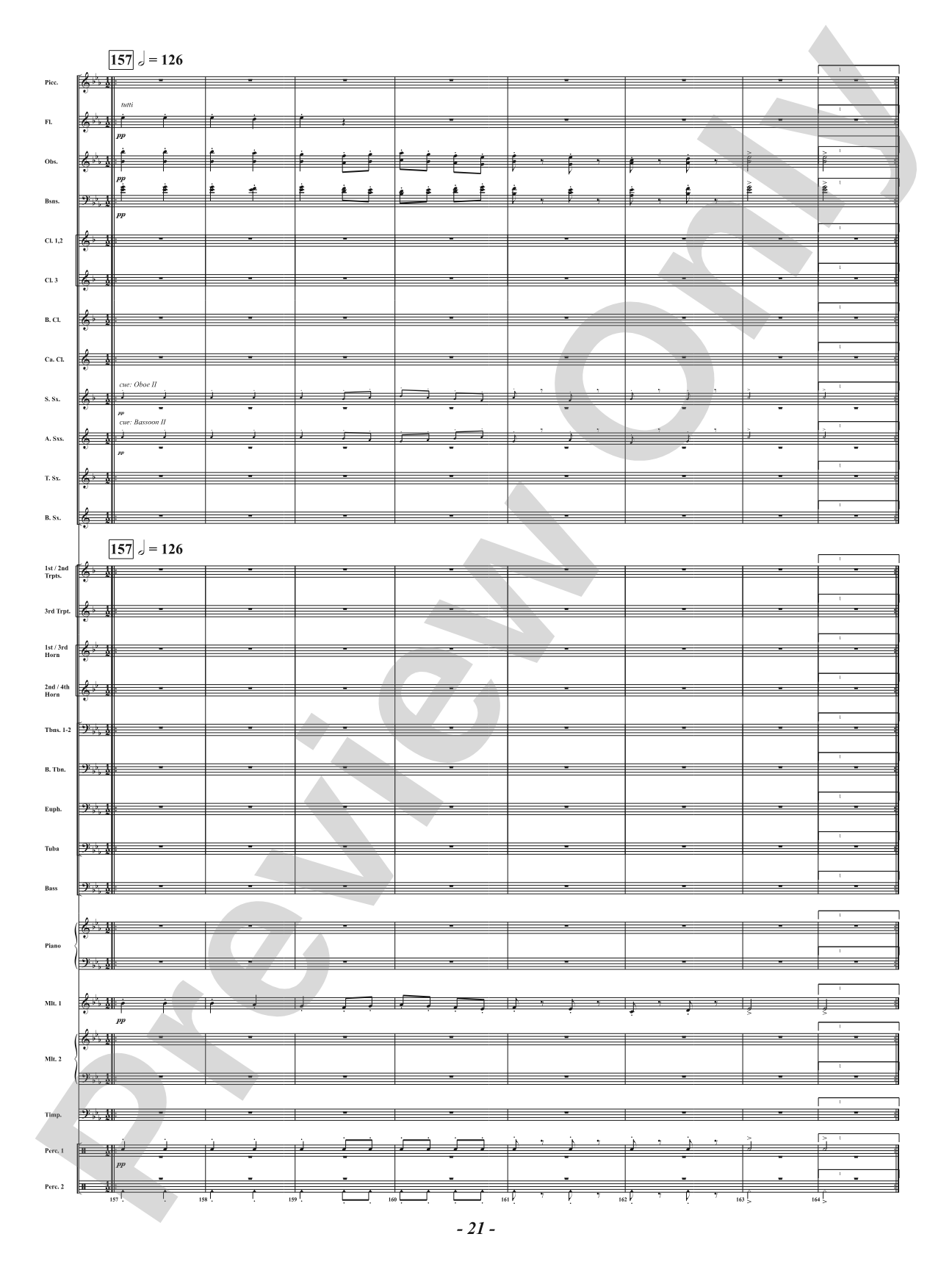 Ancient Airs and Dances - Suite No. 1 for Symphonic Winds - IV. Passo Mezzo e Mascherada: Concert Band Conductor Score & Parts