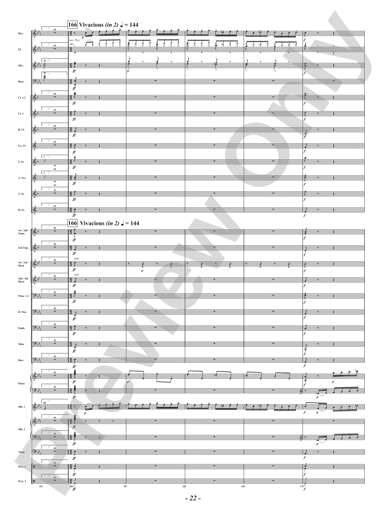 Ancient Airs and Dances - Suite No. 1 for Symphonic Winds - IV. Passo Mezzo e Mascherada: Concert Band Conductor Score & Parts