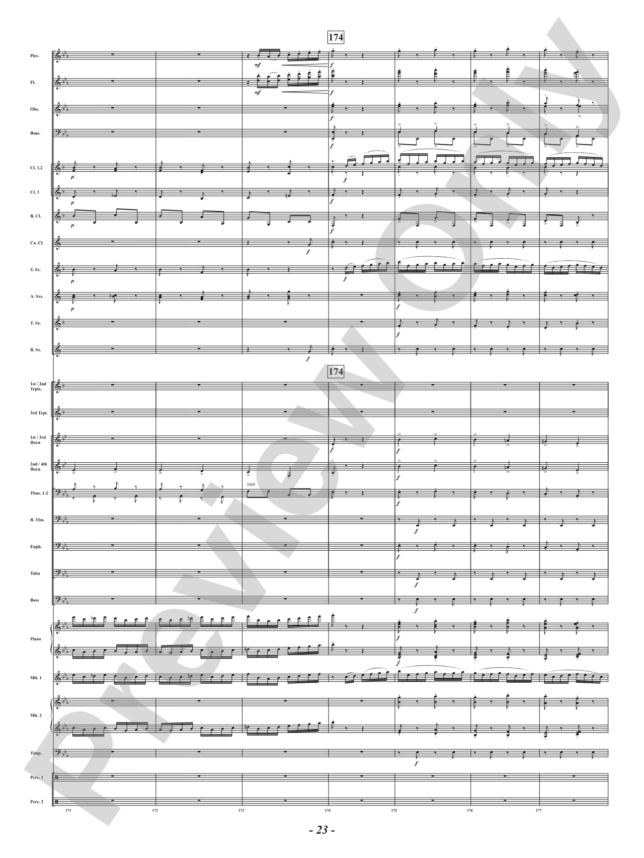 Ancient Airs and Dances - Suite No. 1 for Symphonic Winds - IV. Passo Mezzo e Mascherada: Concert Band Conductor Score & Parts