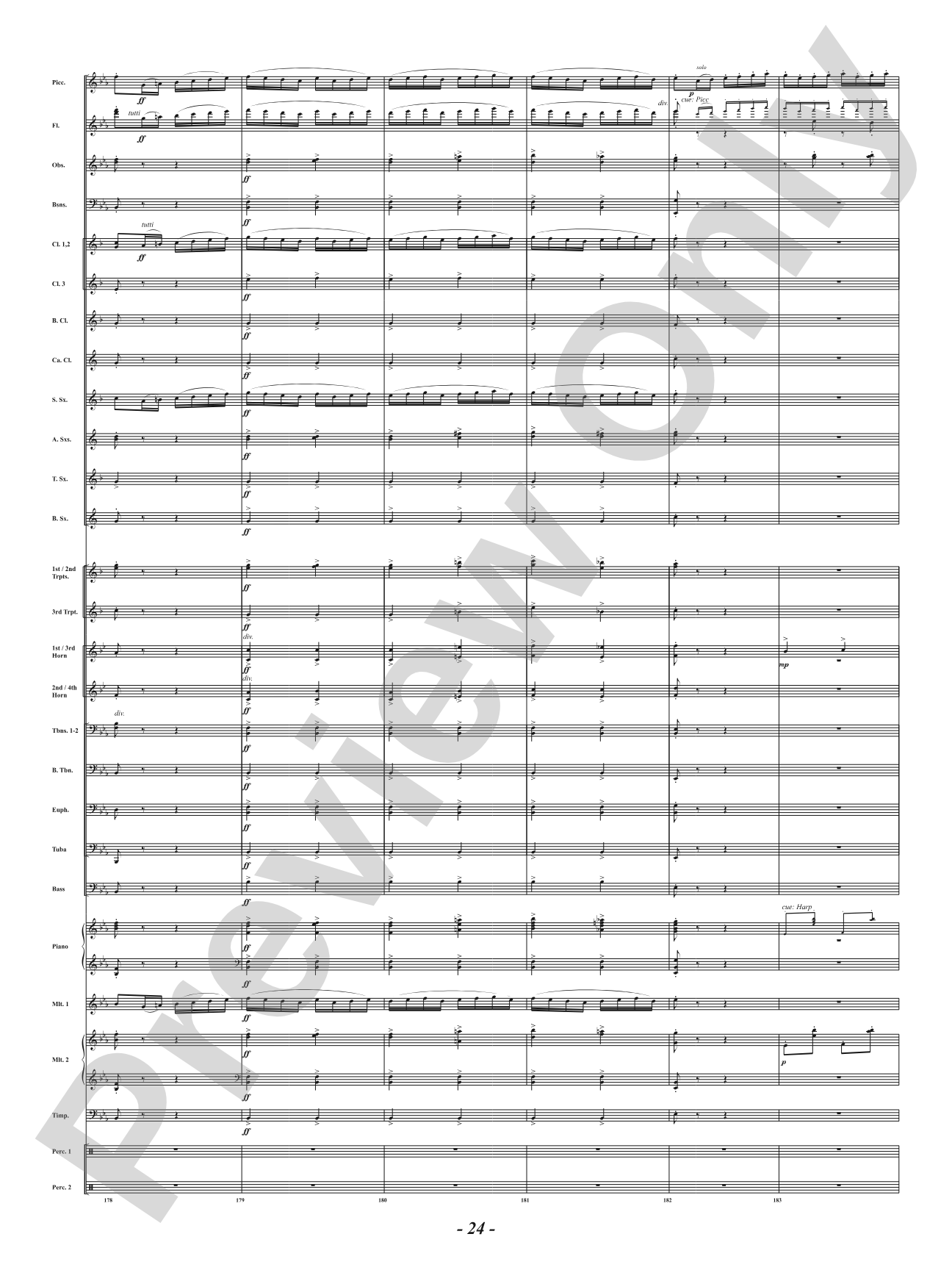 Ancient Airs and Dances - Suite No. 1 for Symphonic Winds - IV. Passo Mezzo e Mascherada: Concert Band Conductor Score & Parts