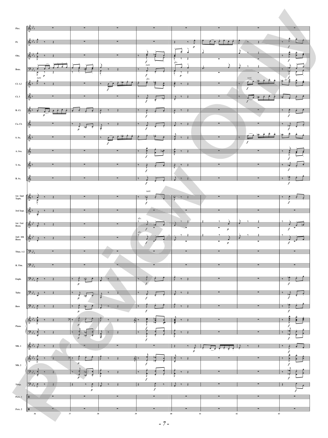 Ancient Airs and Dances - Suite No. 1 for Symphonic Winds - IV. Passo Mezzo e Mascherada: Concert Band Conductor Score & Parts