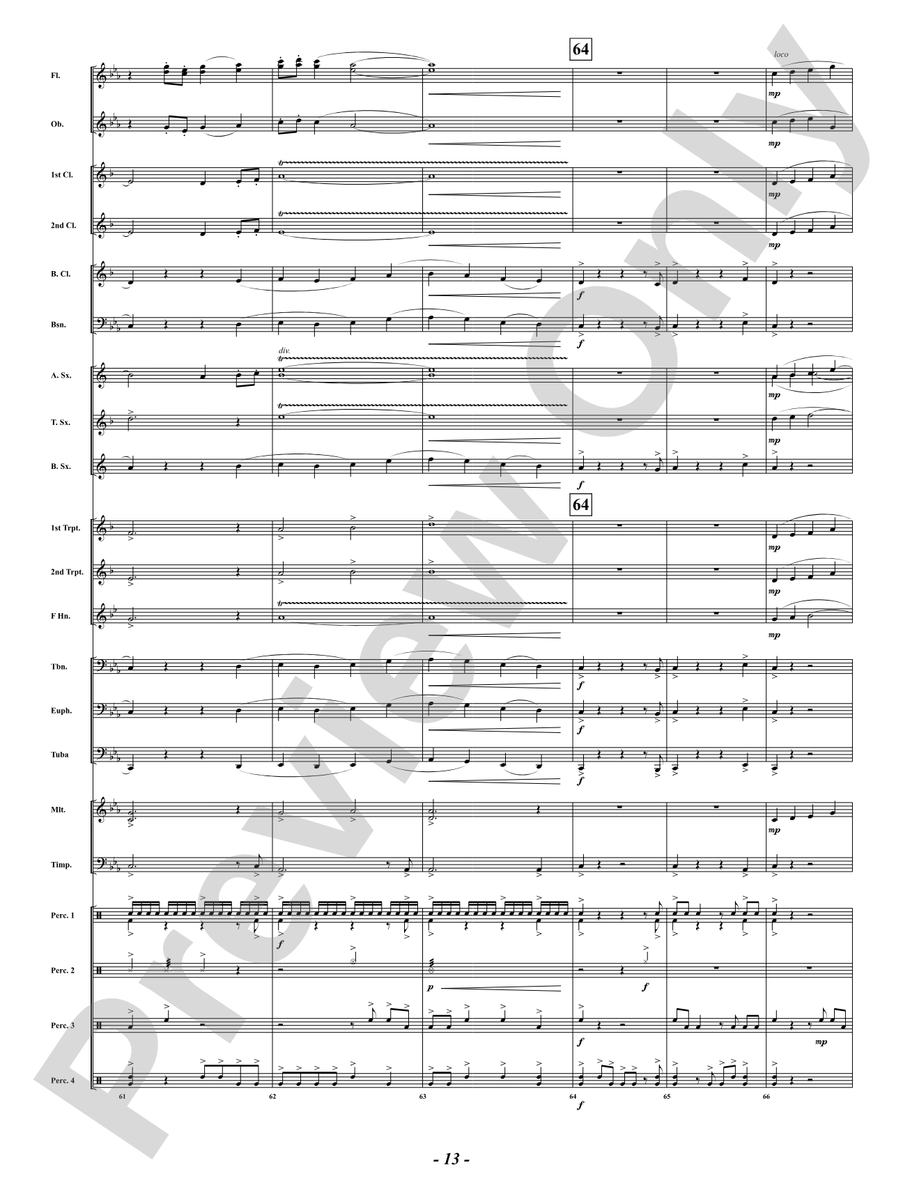 Shadow of the Samurai: Concert Band Conductor Score & Parts