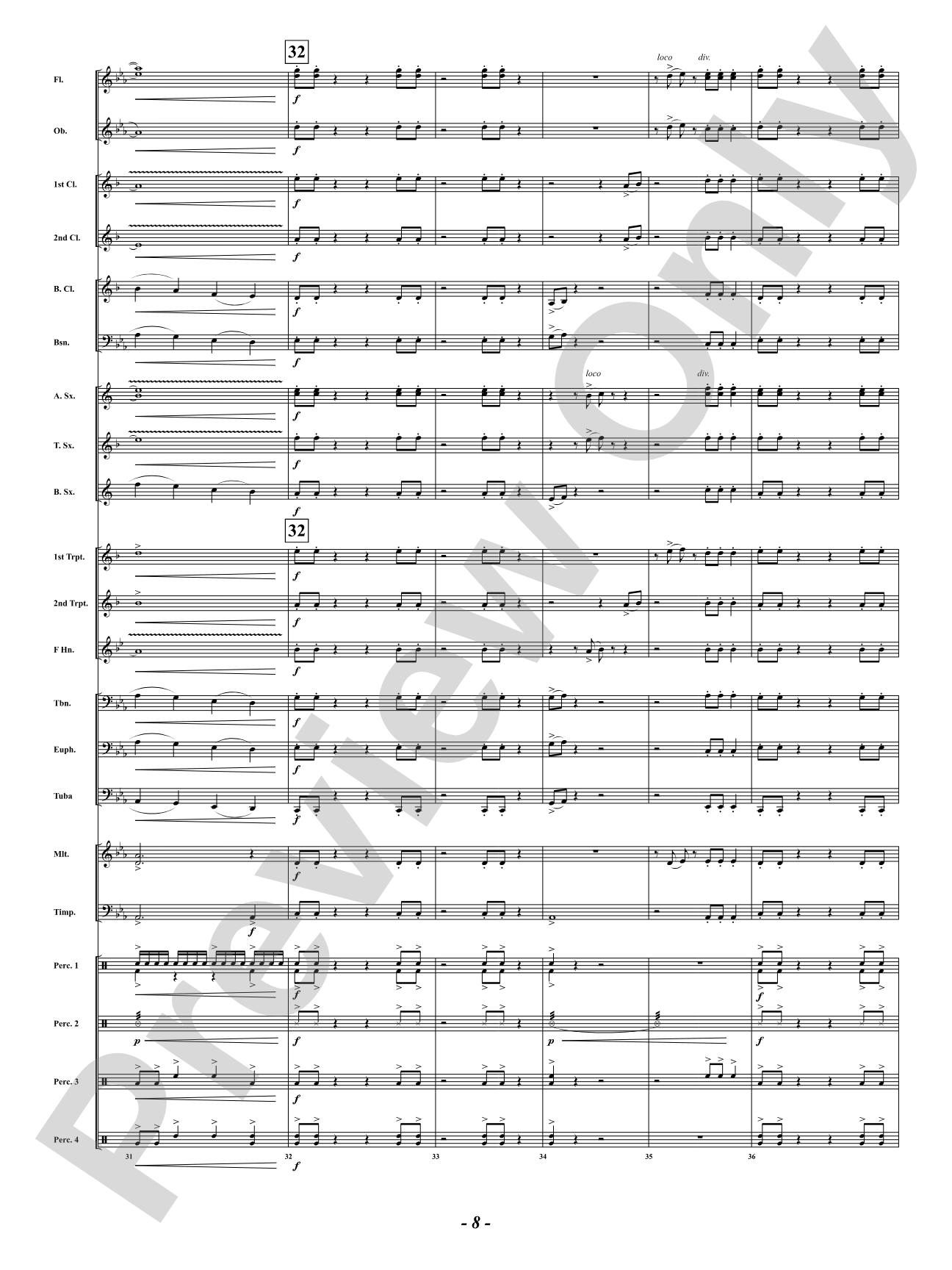 Shadow of the Samurai: Concert Band Conductor Score & Parts