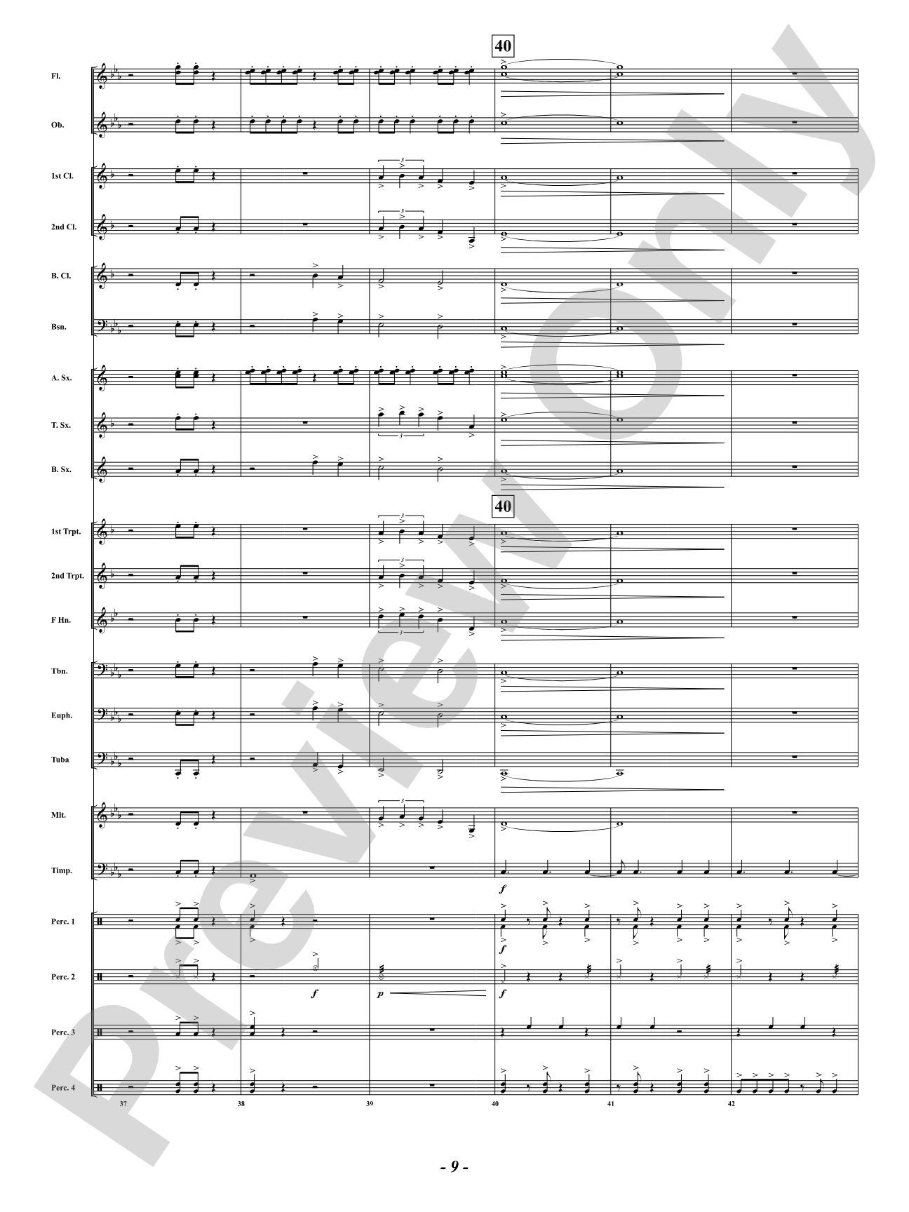 Shadow of the Samurai: Concert Band Conductor Score & Parts