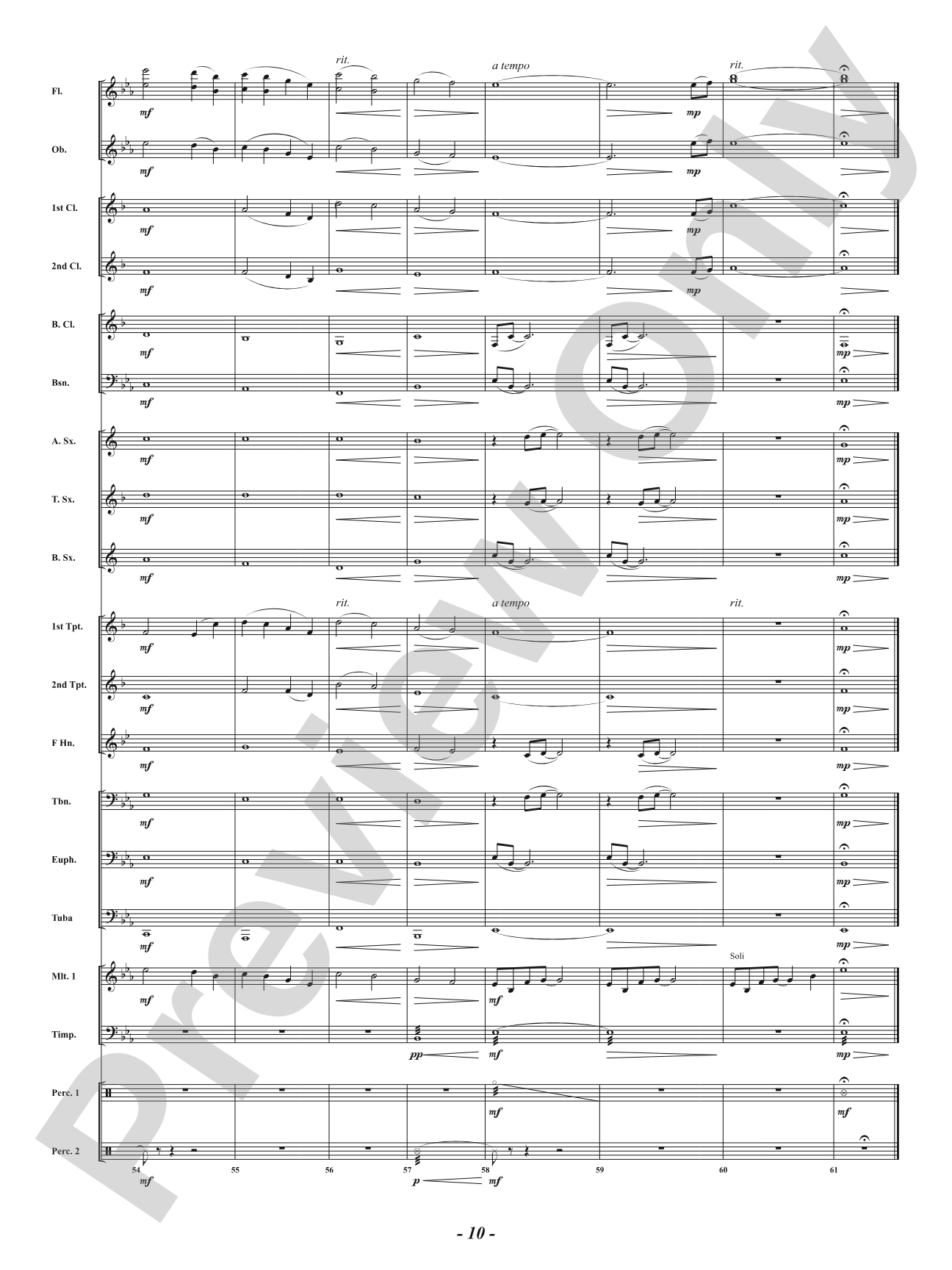 Wind Song: Concert Band Conductor Score & Parts