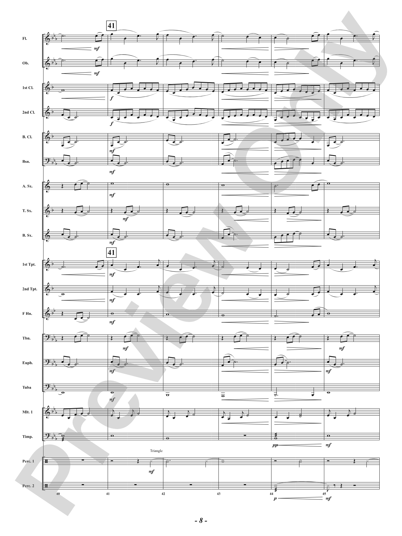 Wind Song: Concert Band Conductor Score & Parts