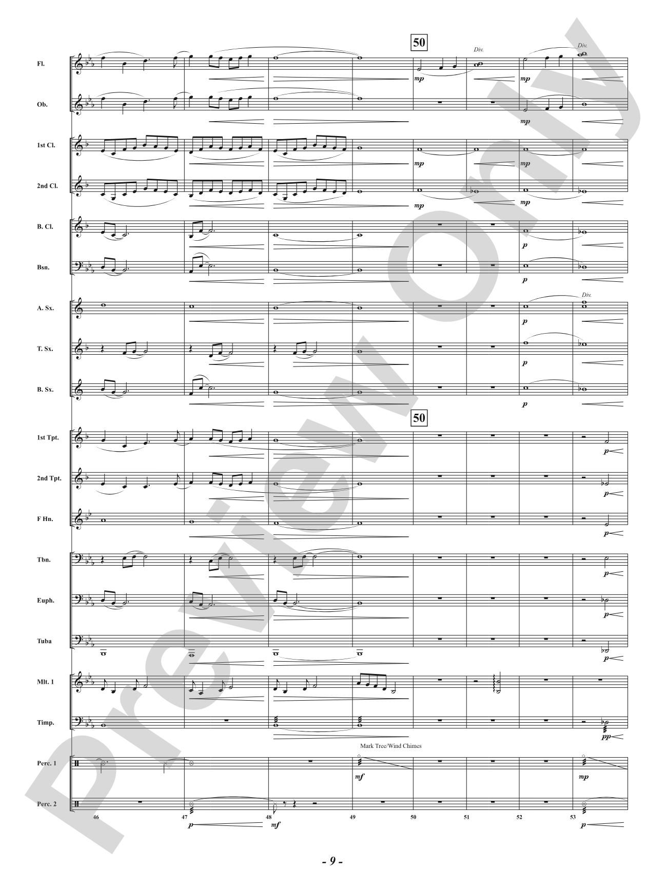 Wind Song: Concert Band Conductor Score & Parts