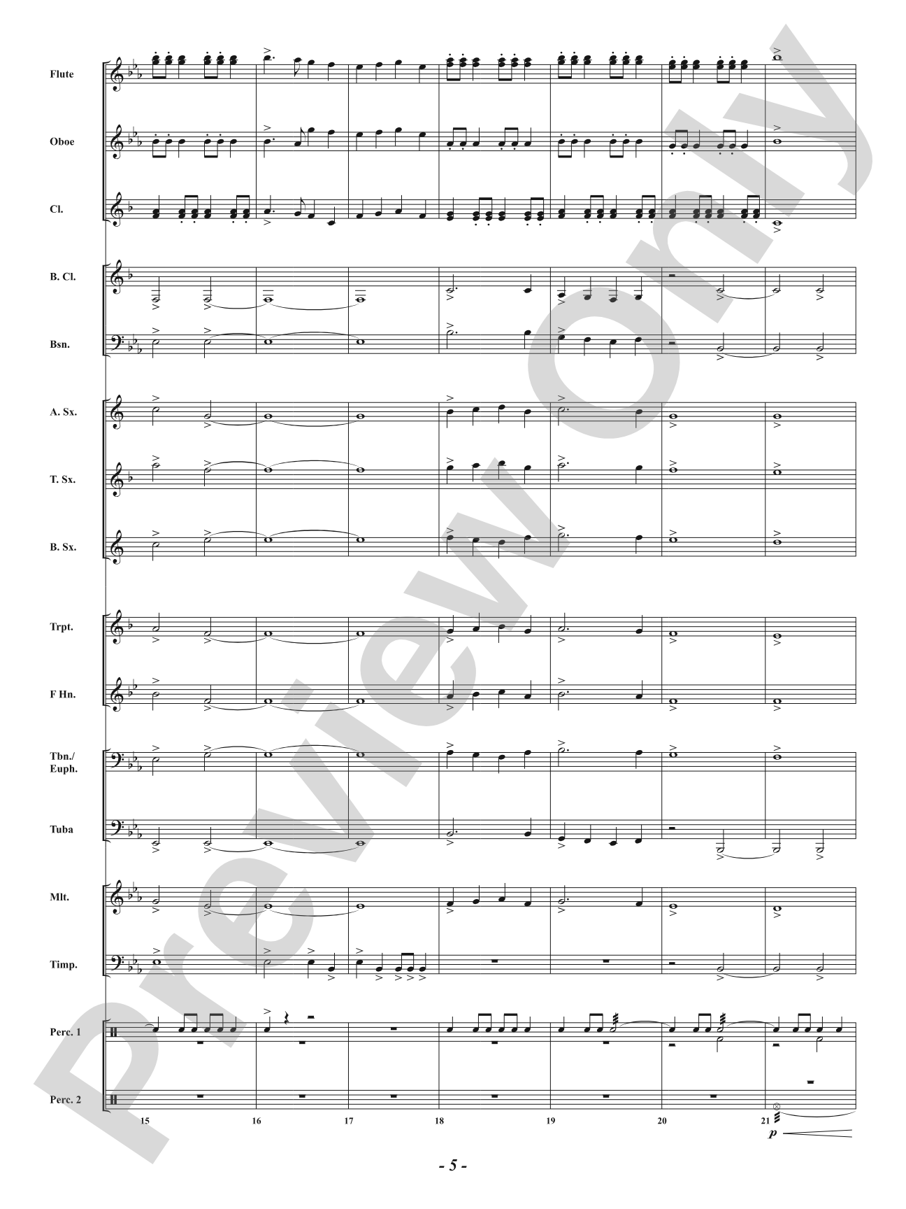 Christmas Encore: Concert Band Conductor Score & Parts