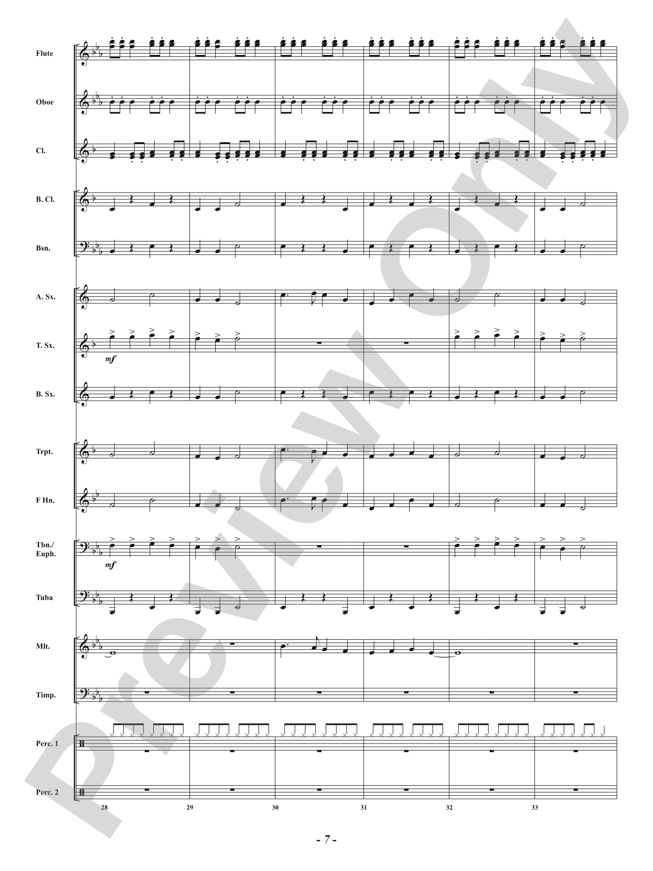 Christmas Encore: Concert Band Conductor Score & Parts