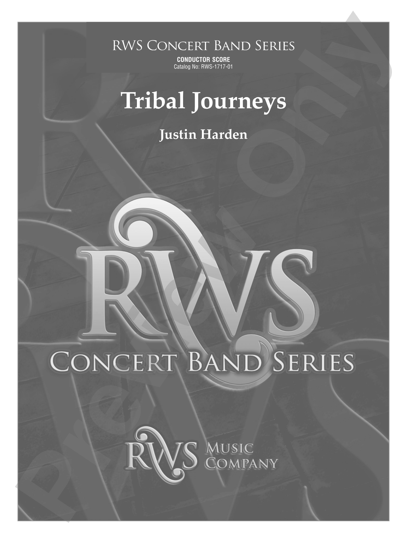 Tribal Journeys: Concert Band Conductor Score & Parts