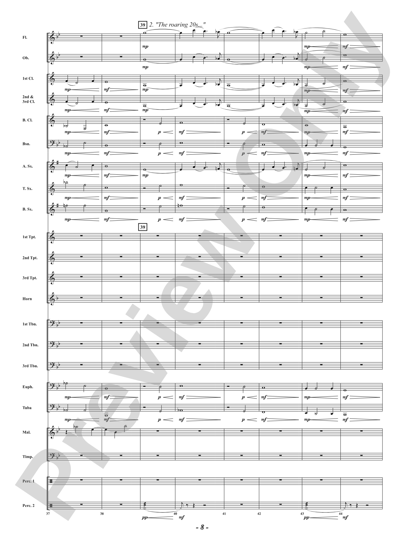 The Greatest Generation - For Concert Band: Concert Band Conductor Score & Parts