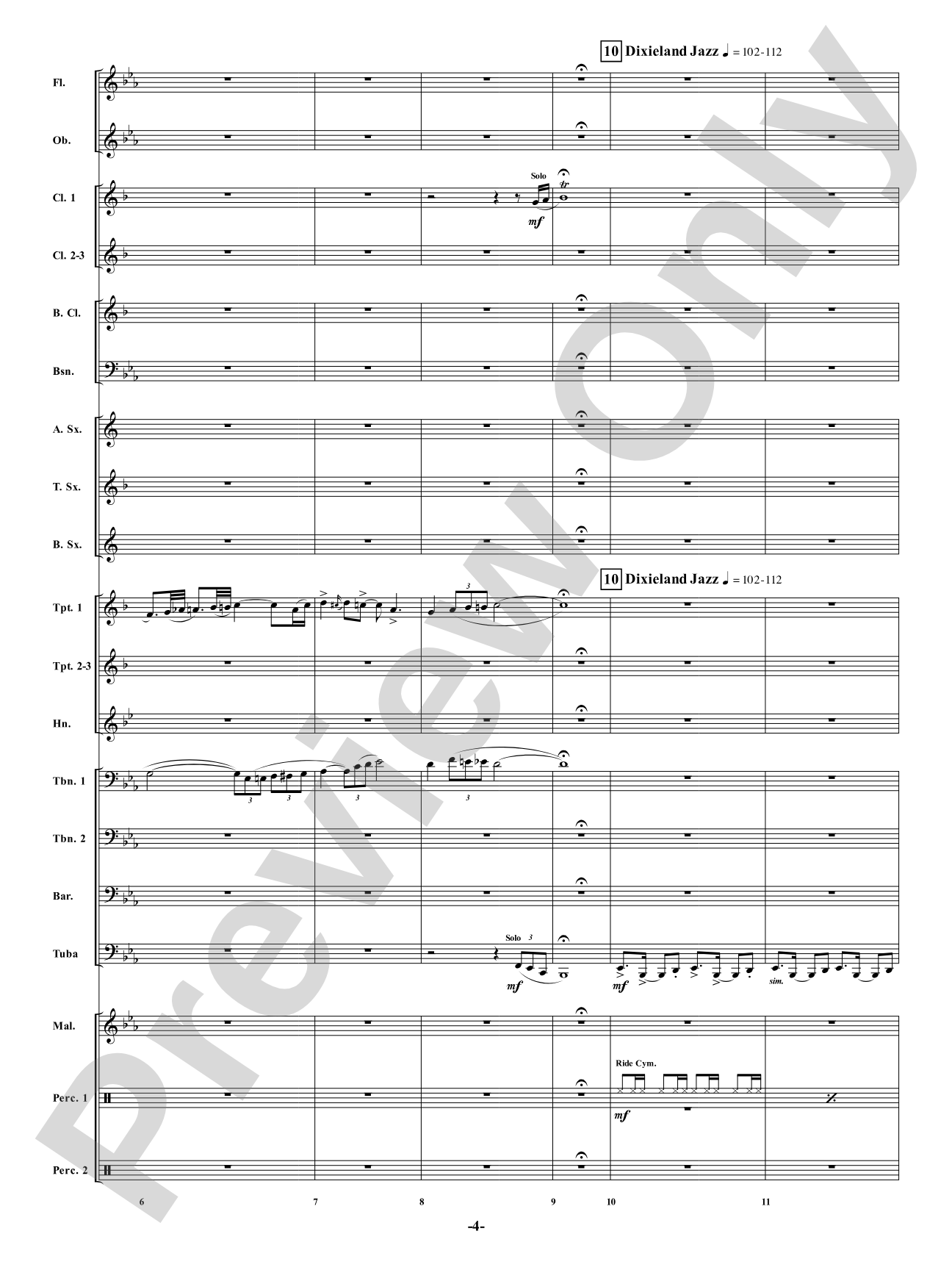 When Saint Nick Comes Marching In - A New Orleans Holiday Celebration: Concert Band Conductor Score & Parts