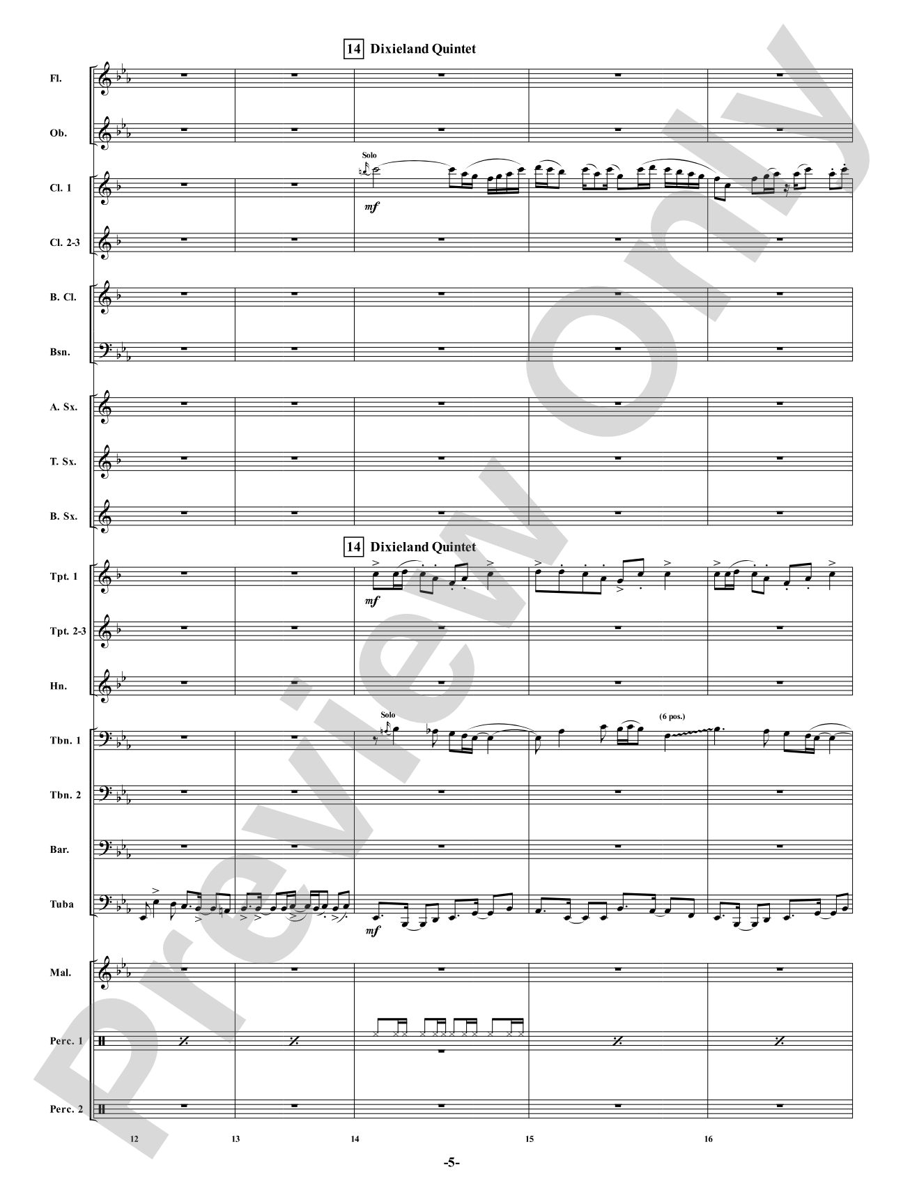 When Saint Nick Comes Marching In - A New Orleans Holiday Celebration: Concert Band Conductor Score & Parts