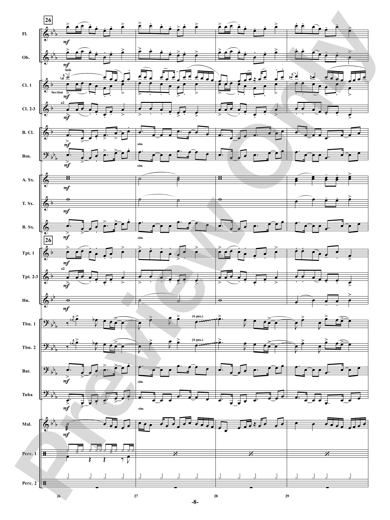 When Saint Nick Comes Marching In - A New Orleans Holiday Celebration: Concert Band Conductor Score & Parts
