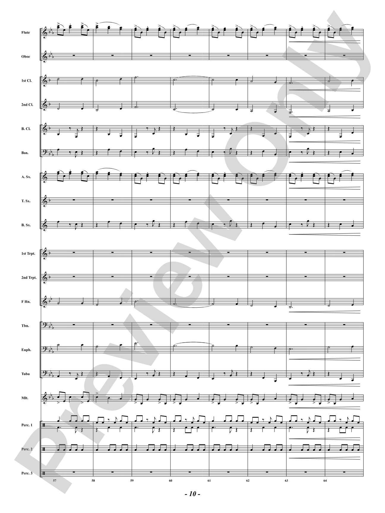 African Holy Night: Concert Band Conductor Score & Parts
