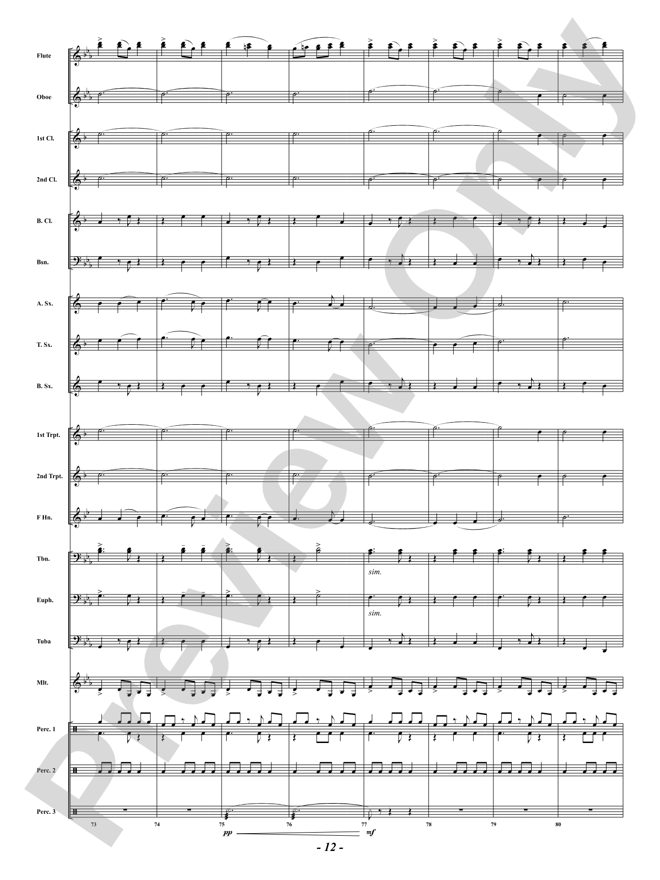 African Holy Night: Concert Band Conductor Score & Parts