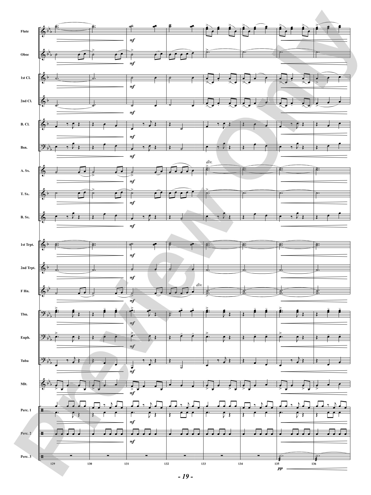 African Holy Night: Concert Band Conductor Score & Parts