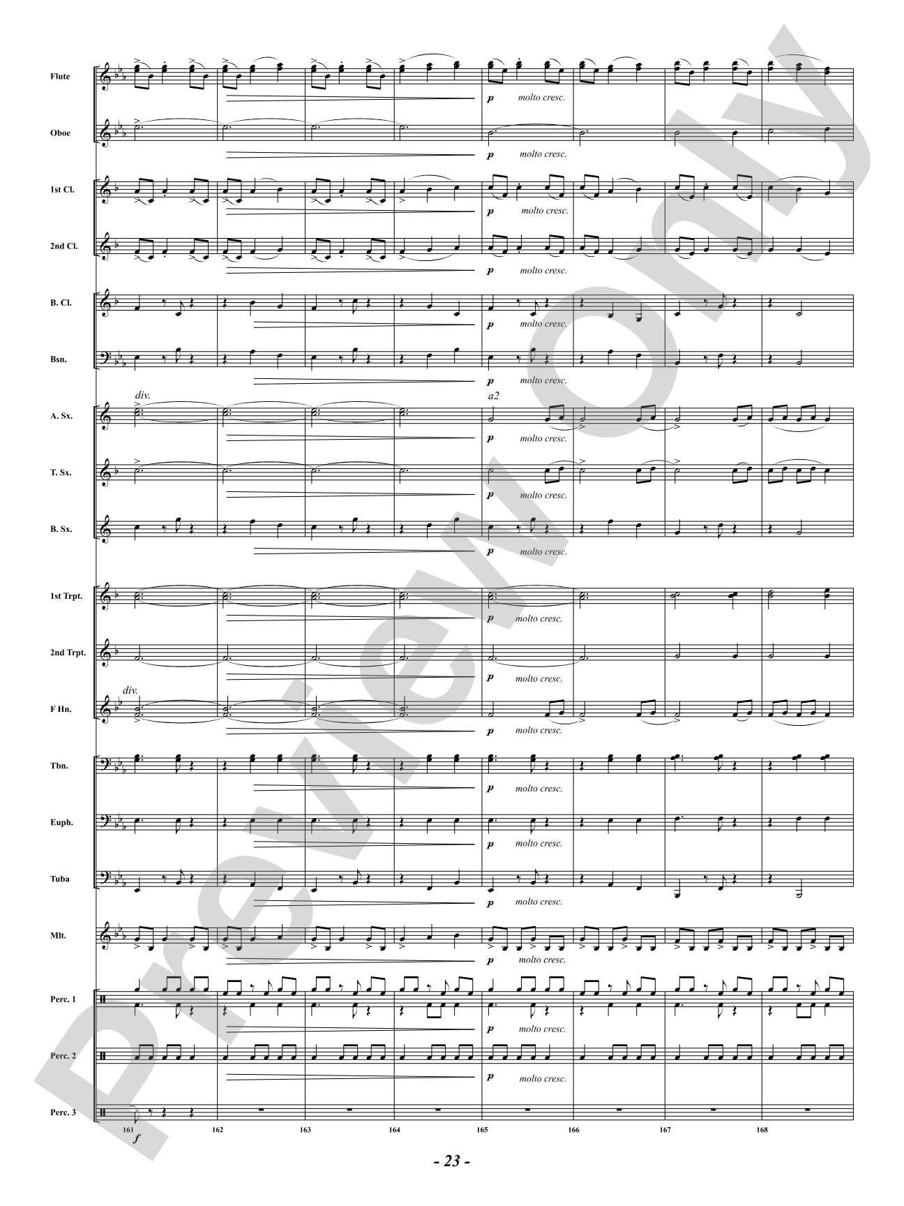 African Holy Night: Concert Band Conductor Score & Parts