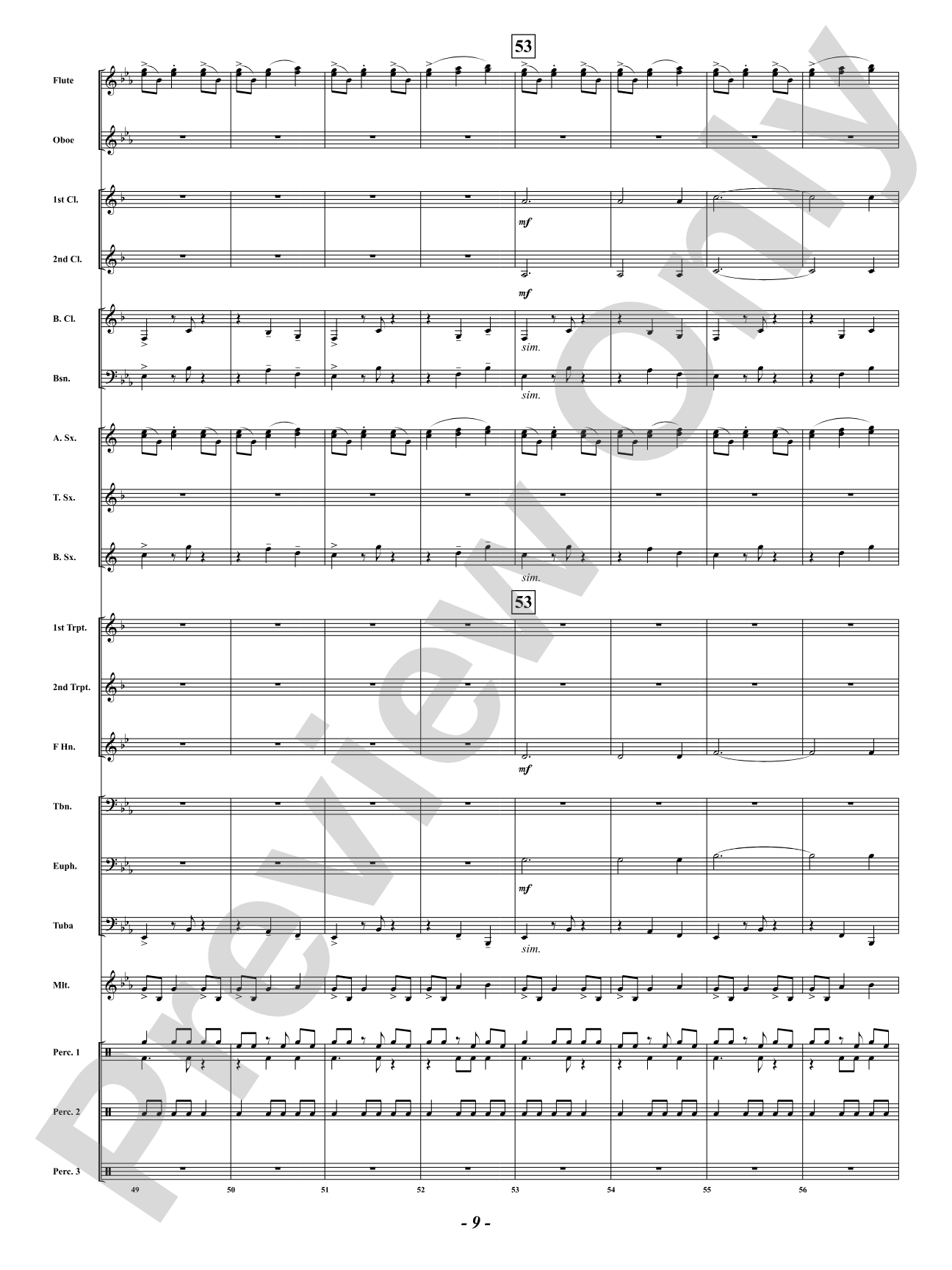 African Holy Night: Concert Band Conductor Score & Parts
