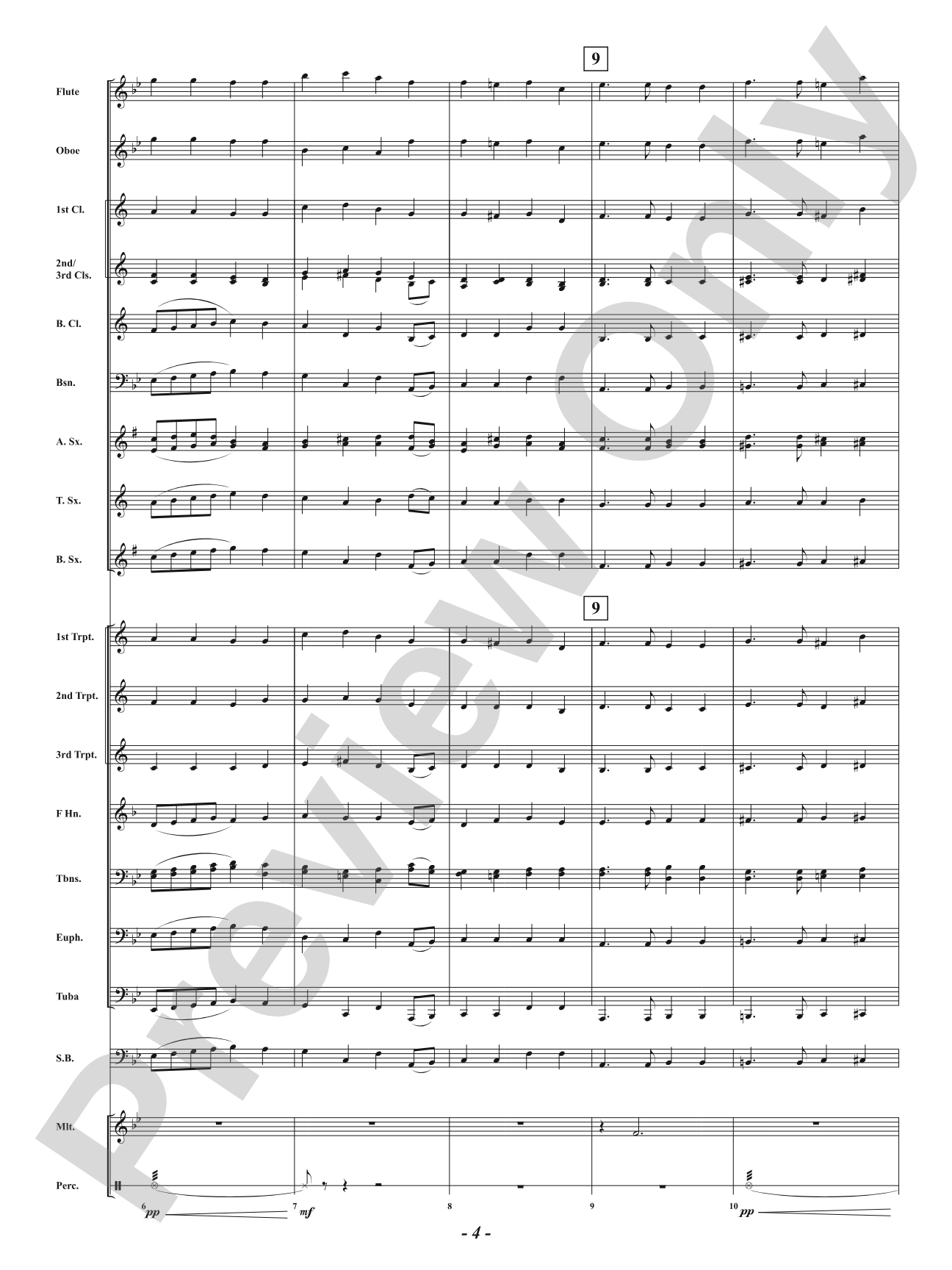 Eternal Father, Strong to Save - United States Navy Hymn: Concert Band Conductor Score & Parts