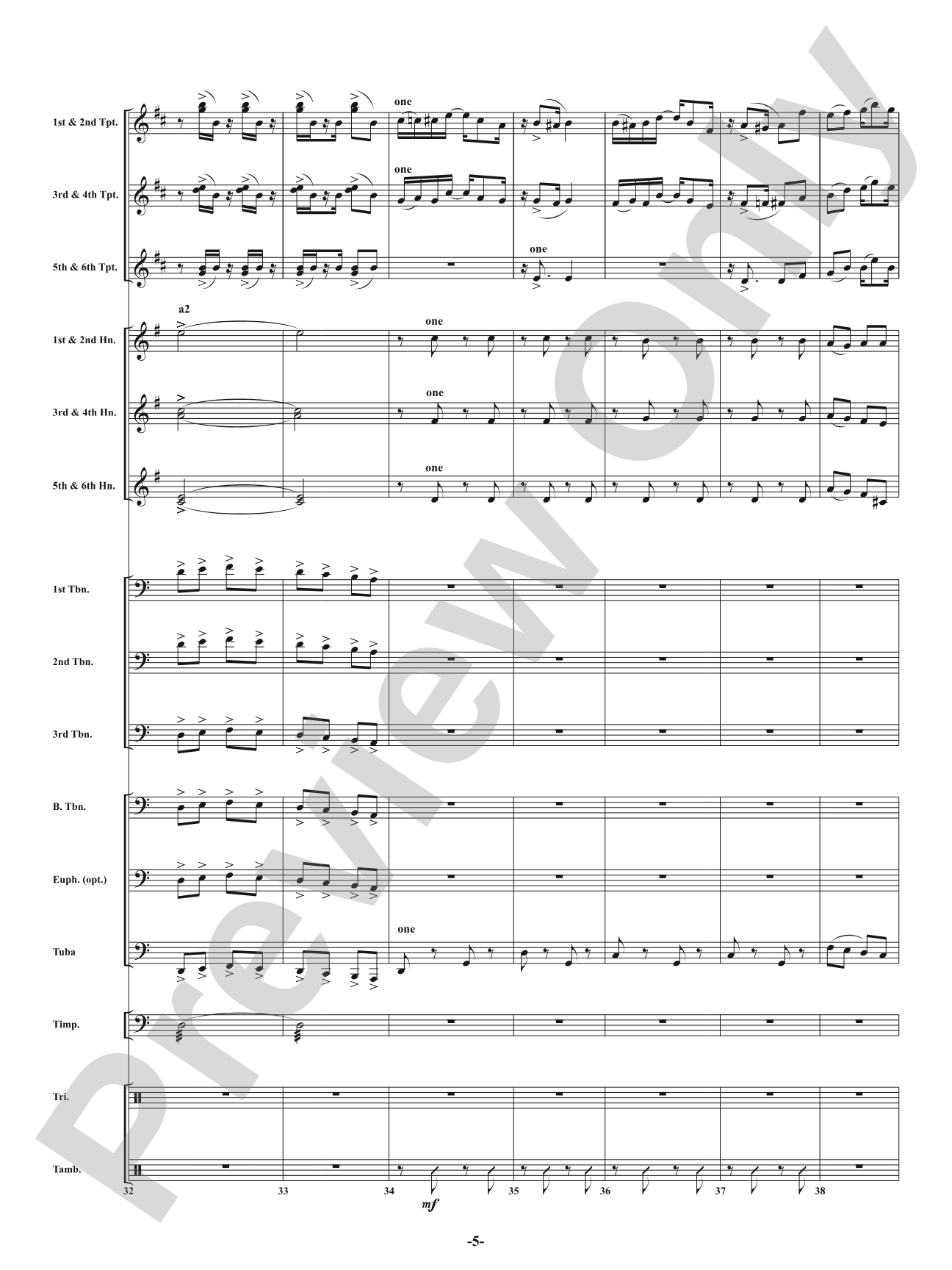 Rag - From <i>American Dances</i>: Brass with Percussion Conductor Score & Parts