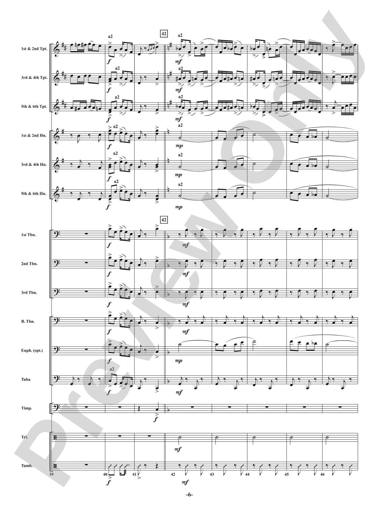 Rag - From <i>American Dances</i>: Brass with Percussion Conductor Score & Parts