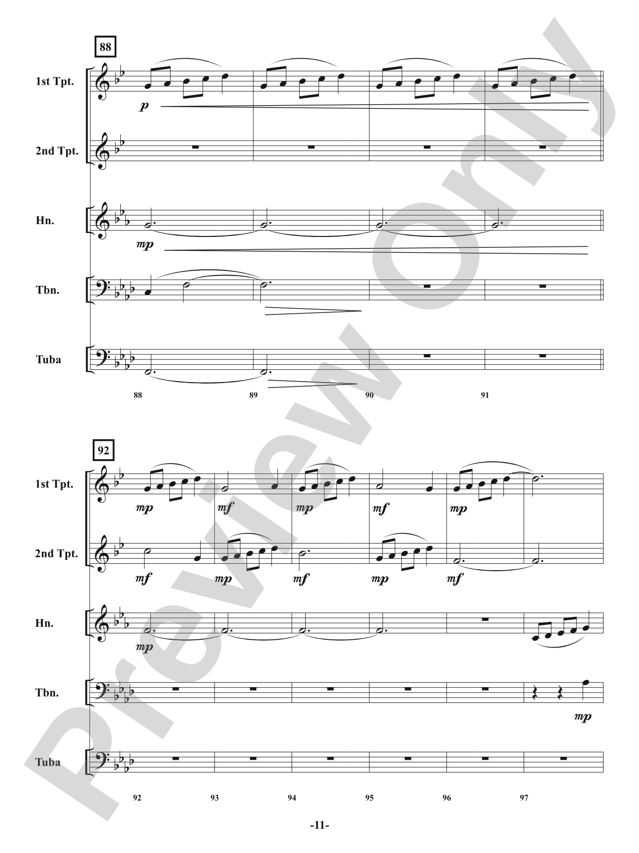 O Come, O Come Emmanuel: Brass Quintet Conductor Score & Parts