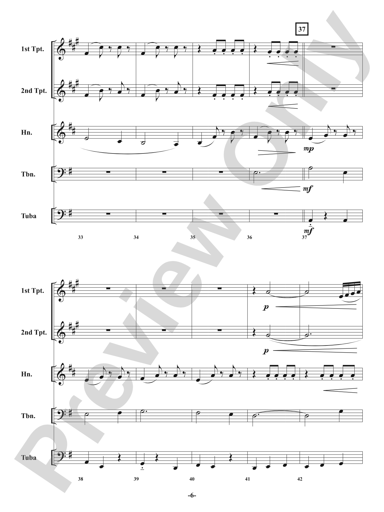 O Come, O Come Emmanuel: Brass Quintet Conductor Score & Parts
