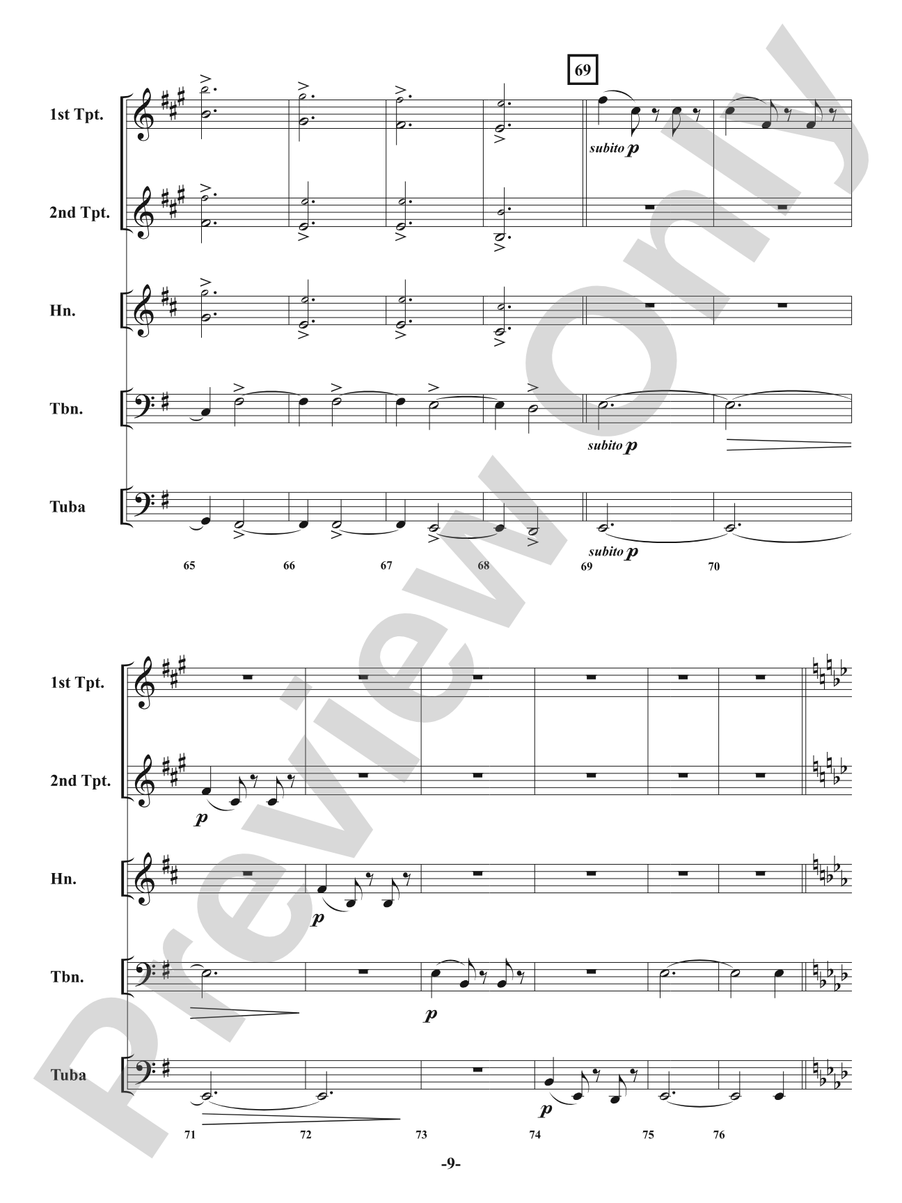 O Come, O Come Emmanuel: Brass Quintet Conductor Score & Parts
