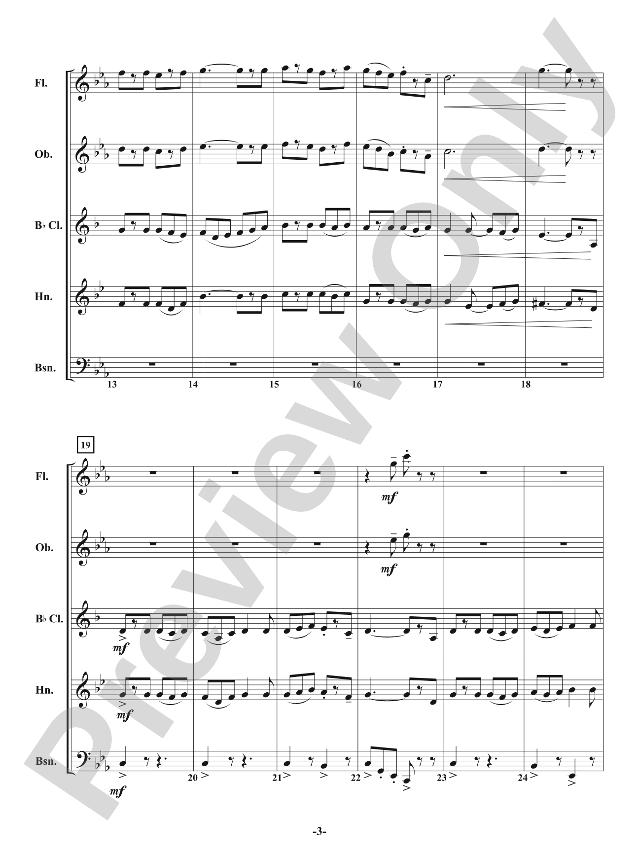 Jig of the Irish: Woodwind Quintet Conductor Score & Parts