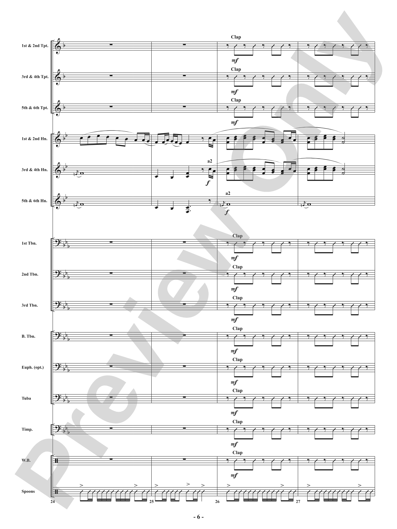 Square - From <i>American Dances</i>: Brass with Percussion Conductor Score & Parts