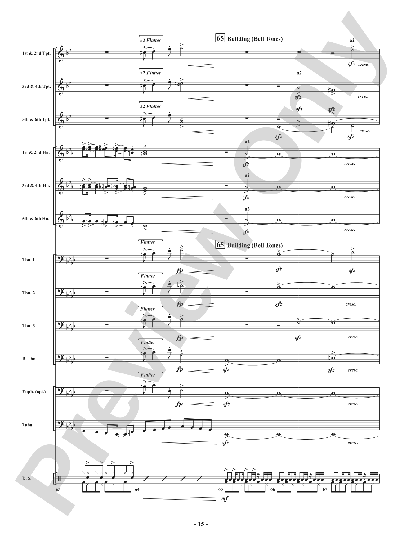 Swing - From <i>American Dances</i>: Brass with Drumset Conductor Score & Parts